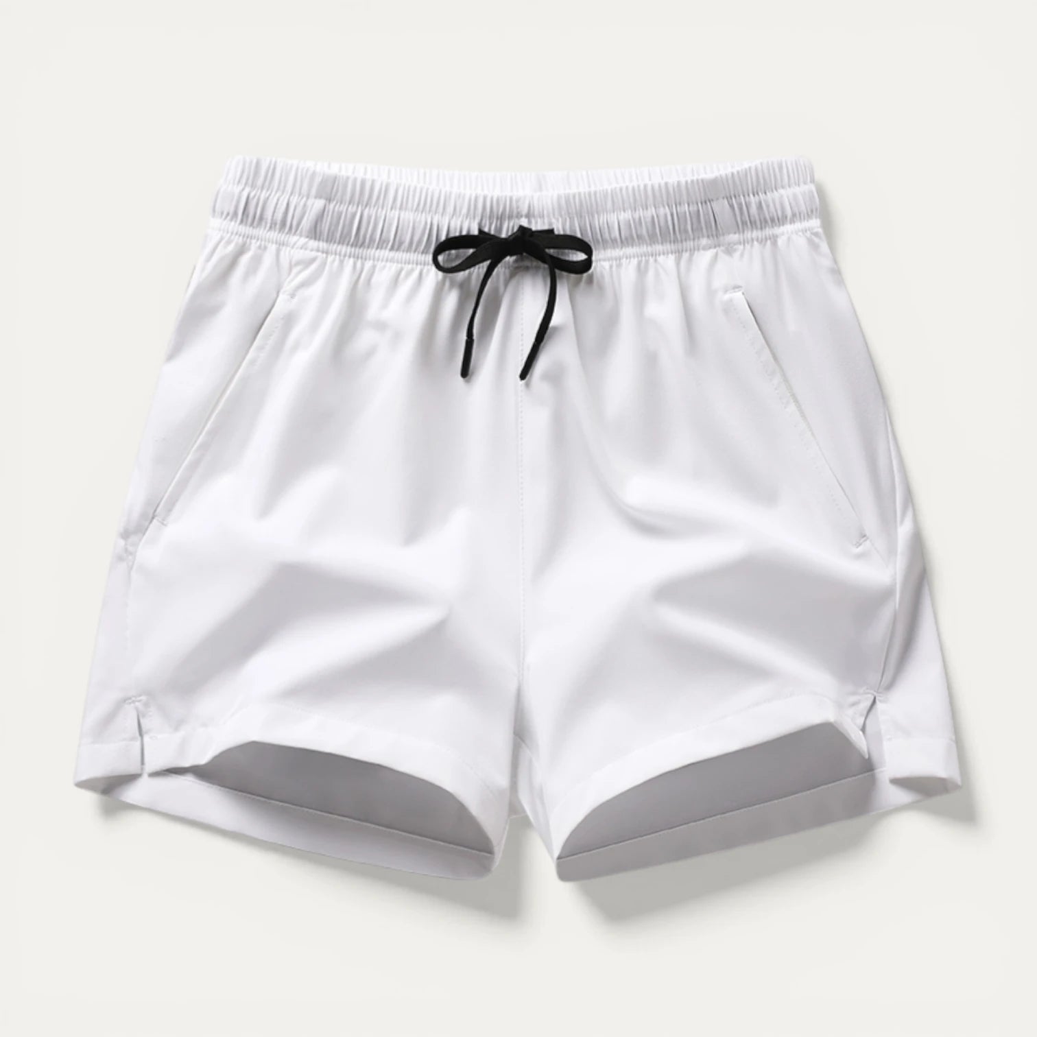 Short Homme Taille Élastique Cordon Coupe Décontractée