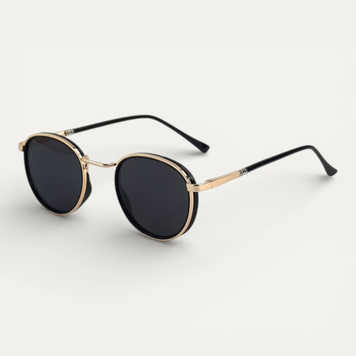 Lunettes Soleil Rondes Monture Métal Fine Design