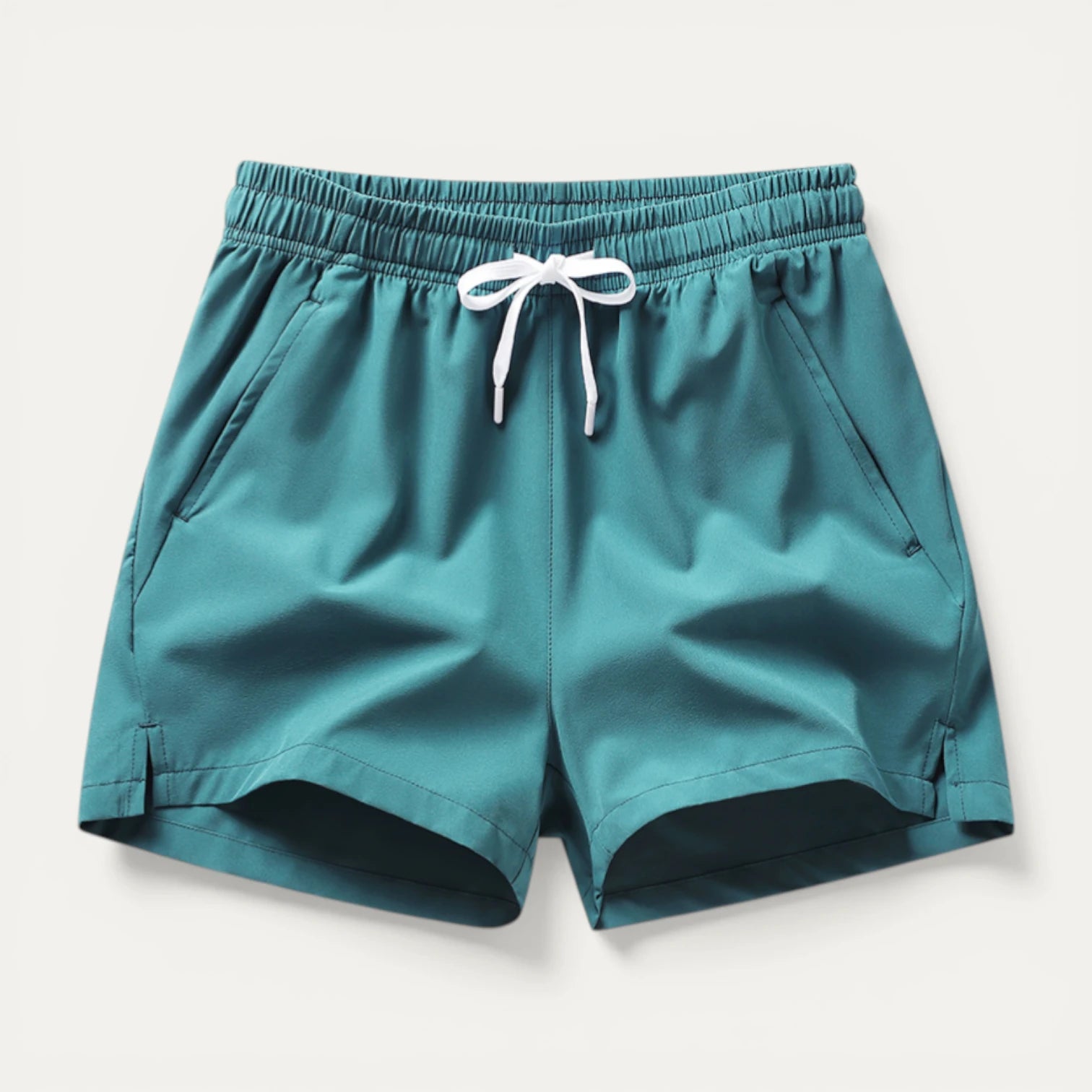 Short Homme Taille Élastique Cordon Coupe Décontractée