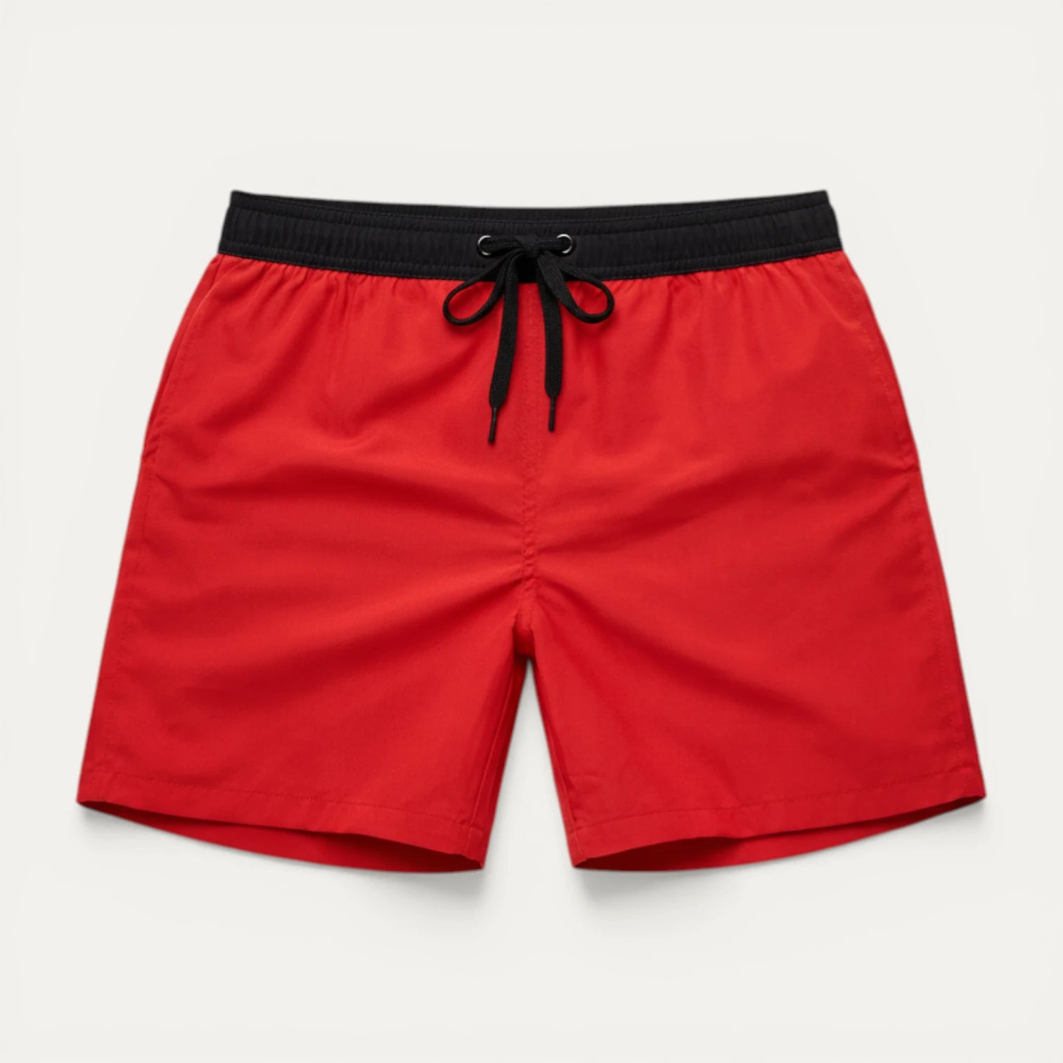 Short Bain Homme Taille Élastique Cordon Coupe