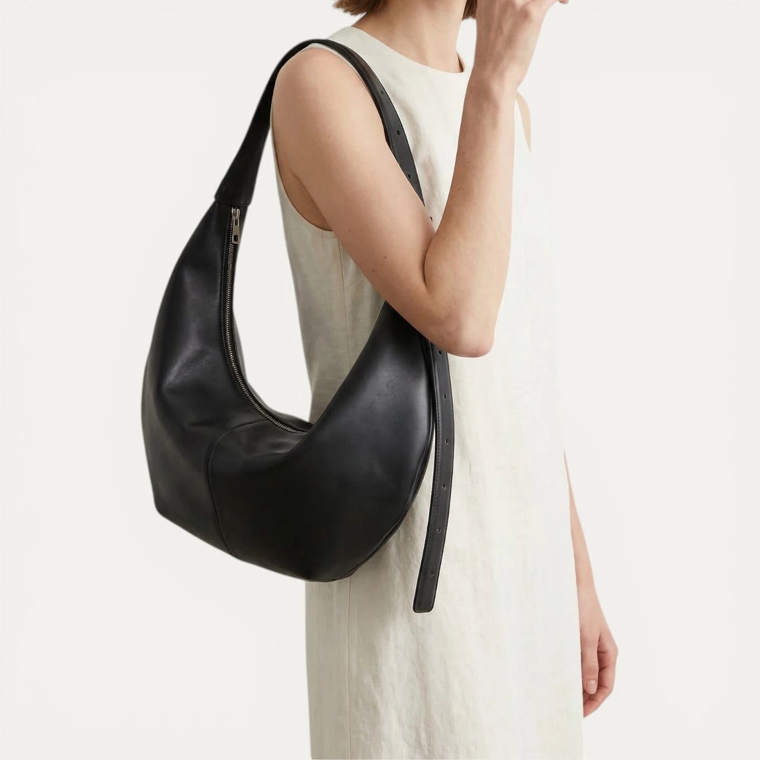 Sac Hobo Femme Porté Épaule Forme Incurvée