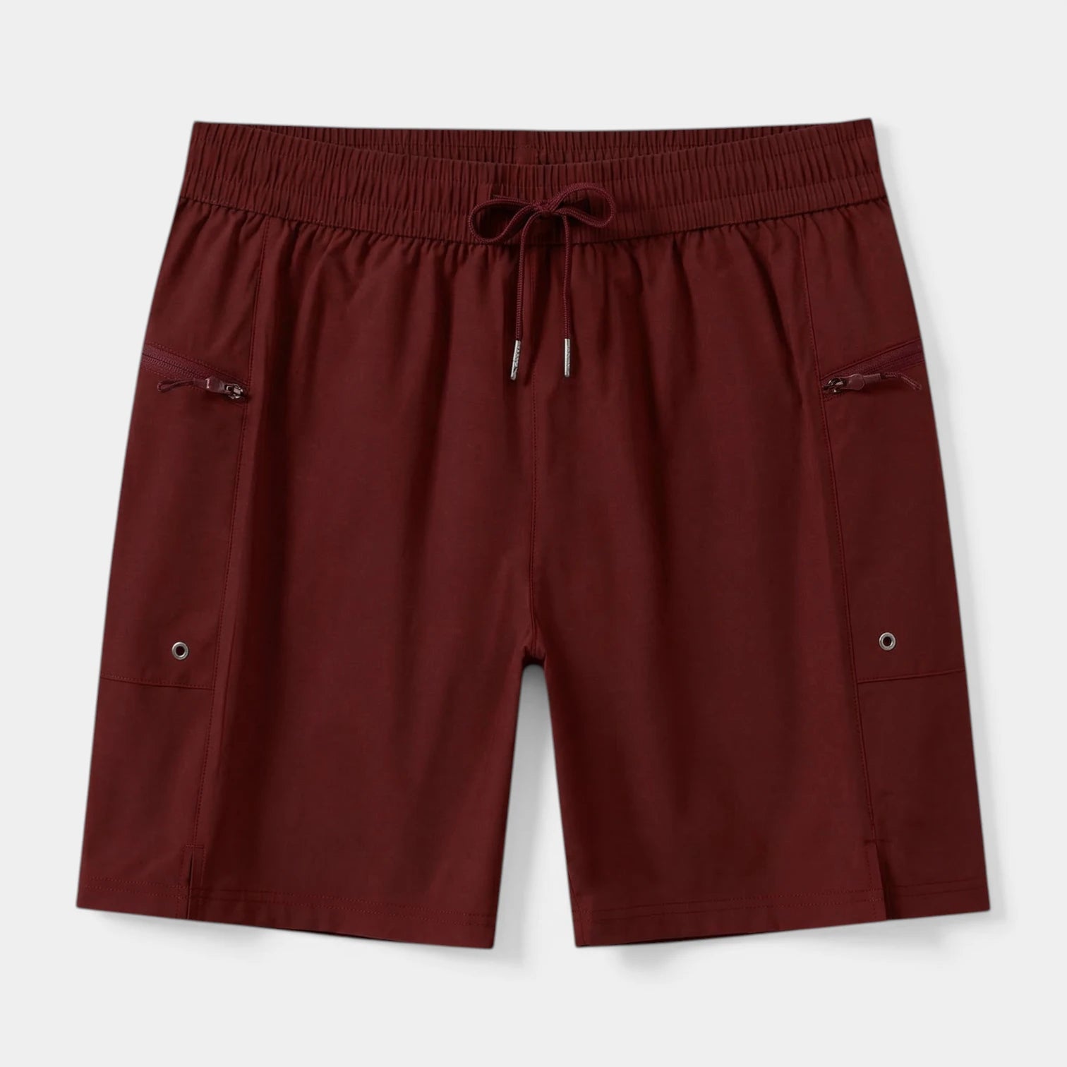 Short Homme Taille Élastique Cordon Poches Zippées