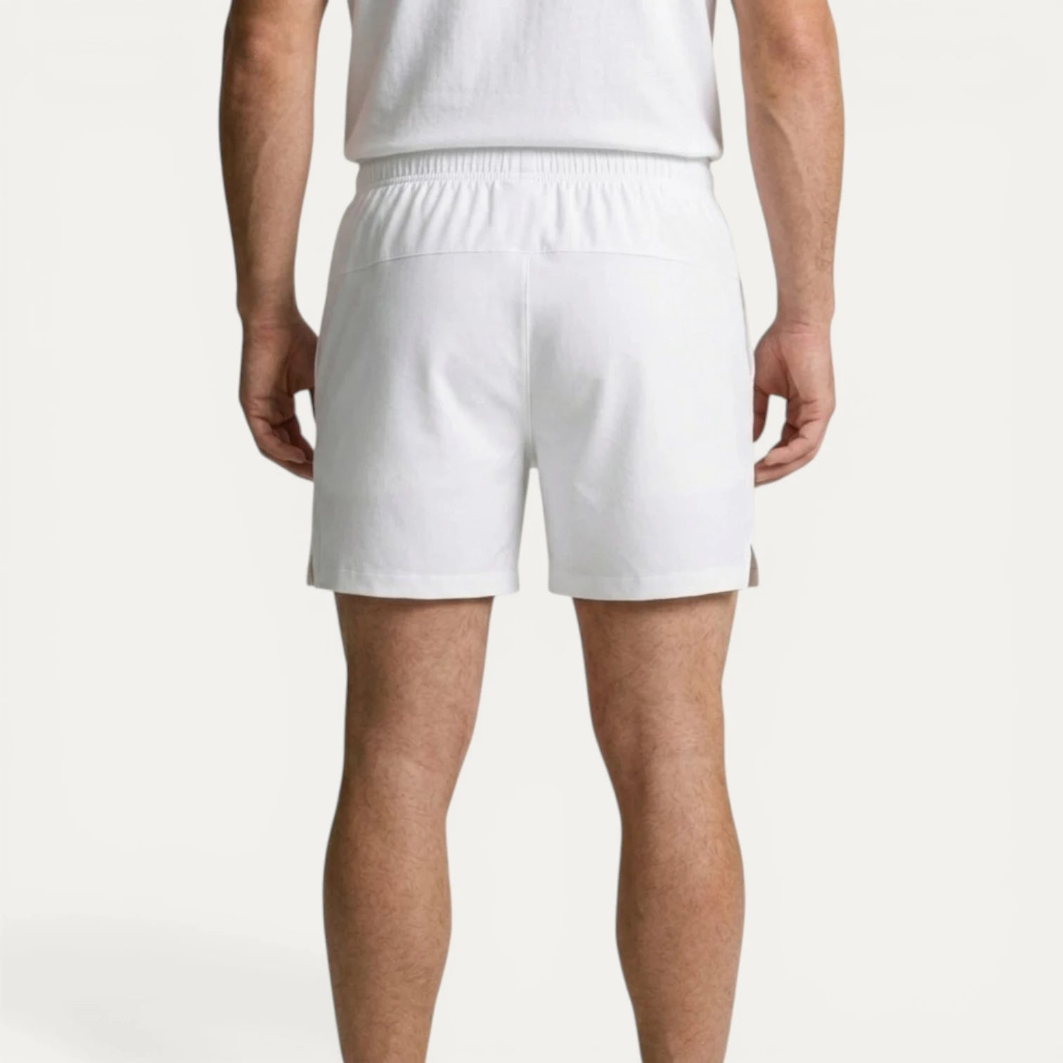 Short Homme Taille Élastique Cordon Coupe Décontractée