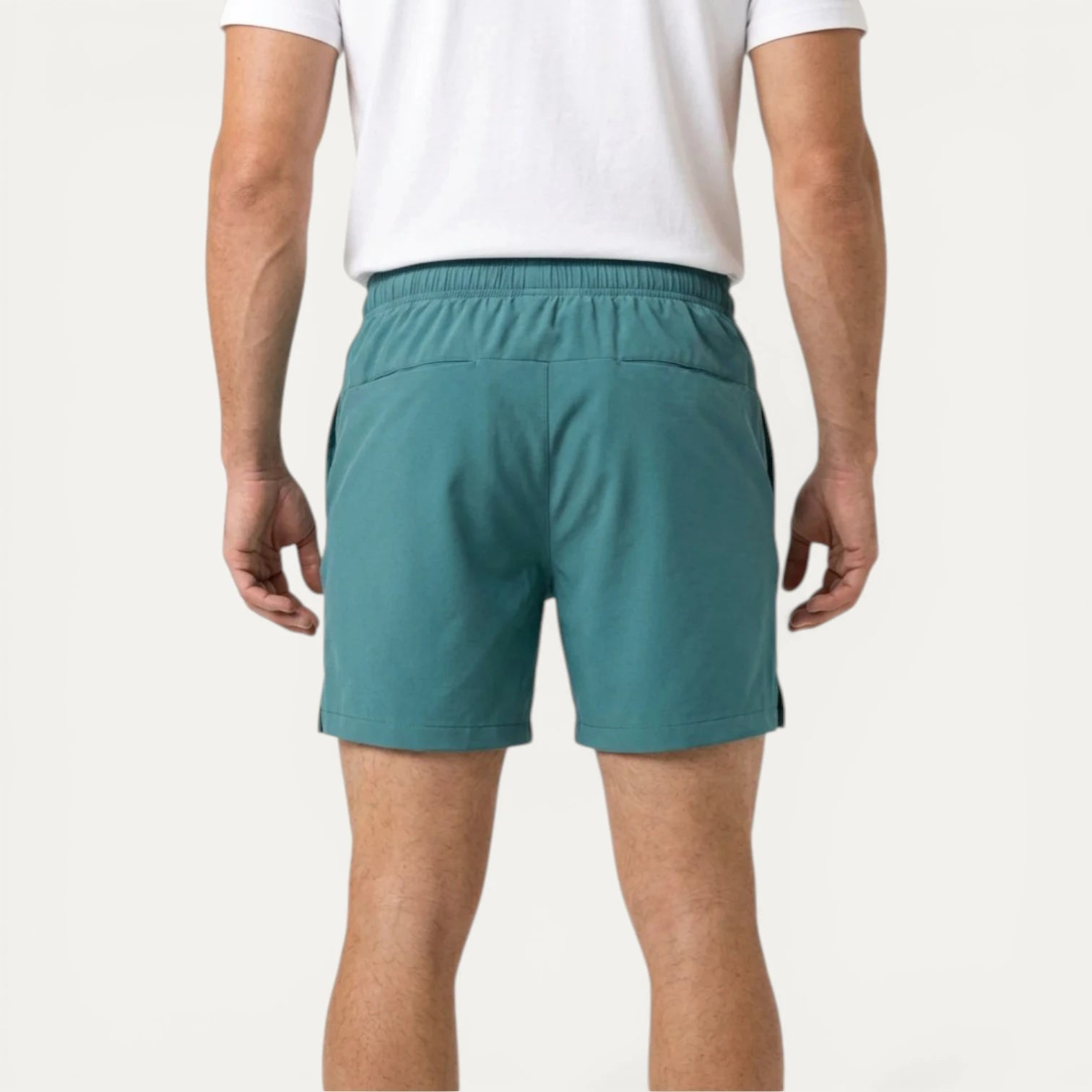 Short Homme Taille Élastique Cordon Coupe Décontractée
