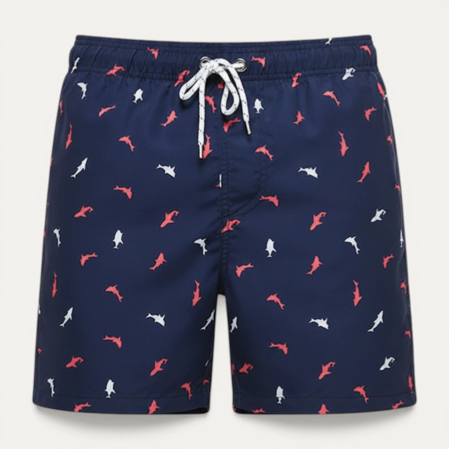 Short Bain Homme Imprimé Taille Élastique Cordon