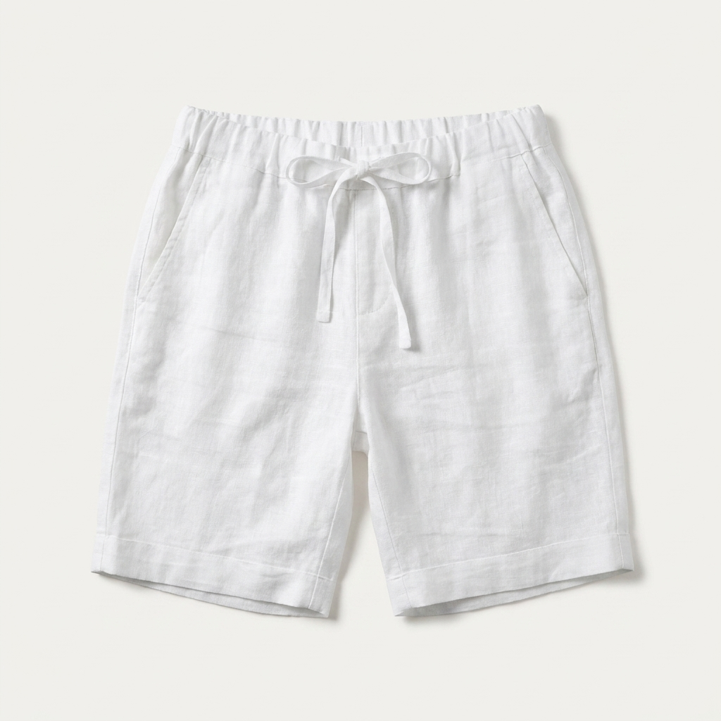 Short Homme Cordon De Serrage Poches Latérales