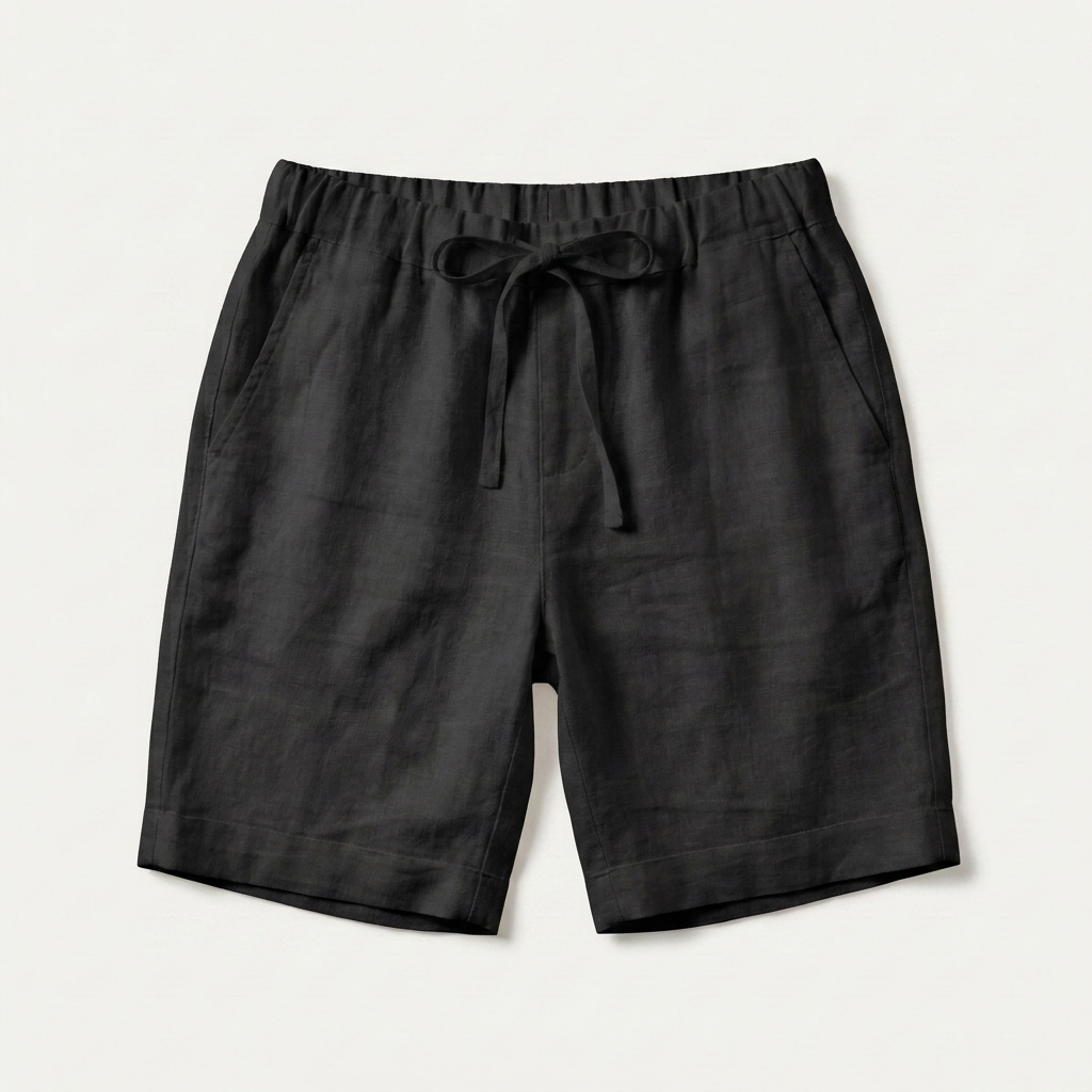 Short Homme Cordon De Serrage Poches Latérales