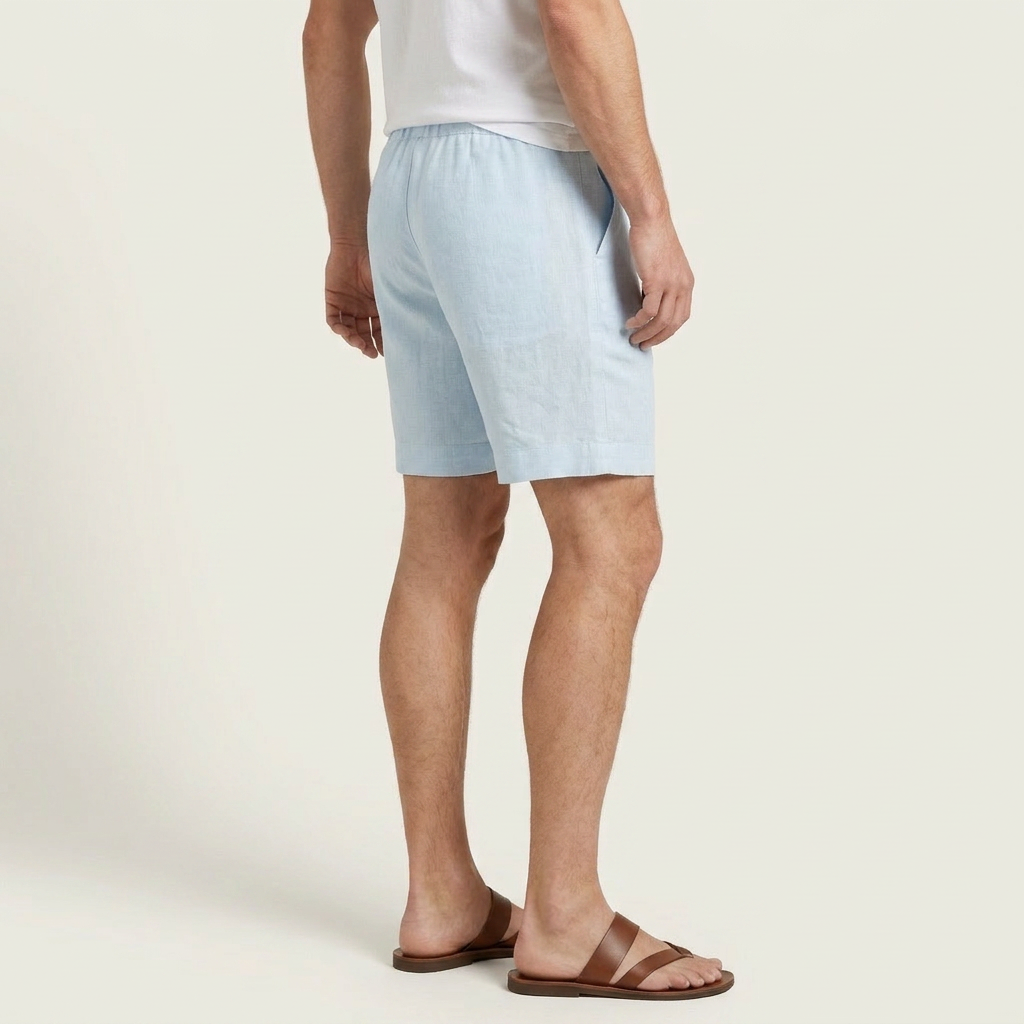 Short Homme Cordon De Serrage Poches Latérales