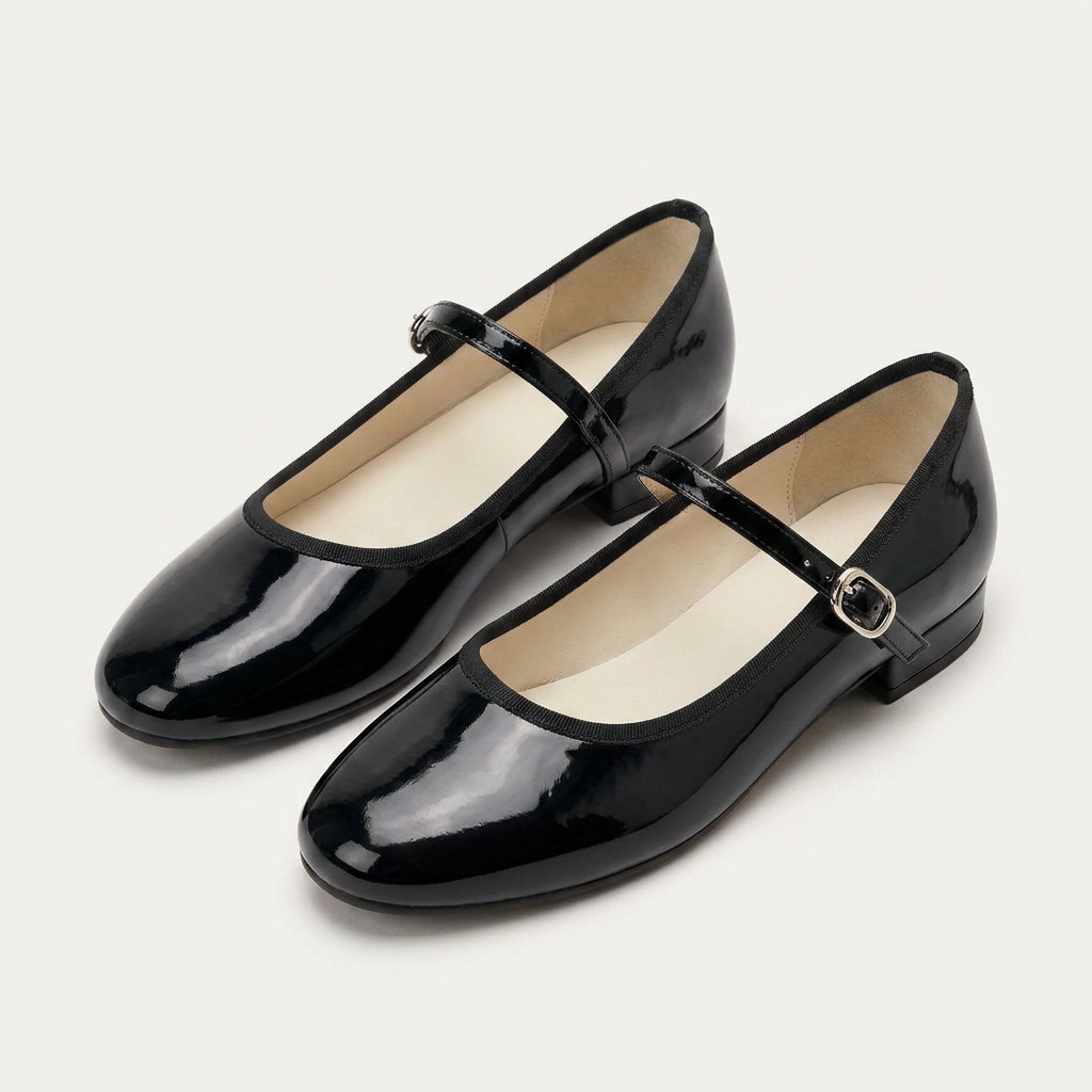 Chaussures Mary Jane Femme Vernies Bride Boucle