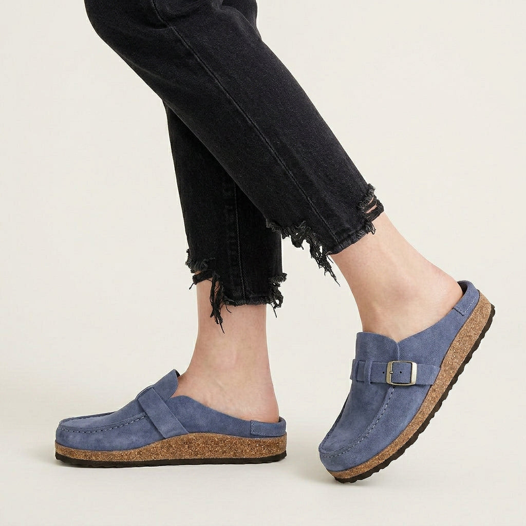 Mocassins Sabots Homme Boucle Semelle Texturée