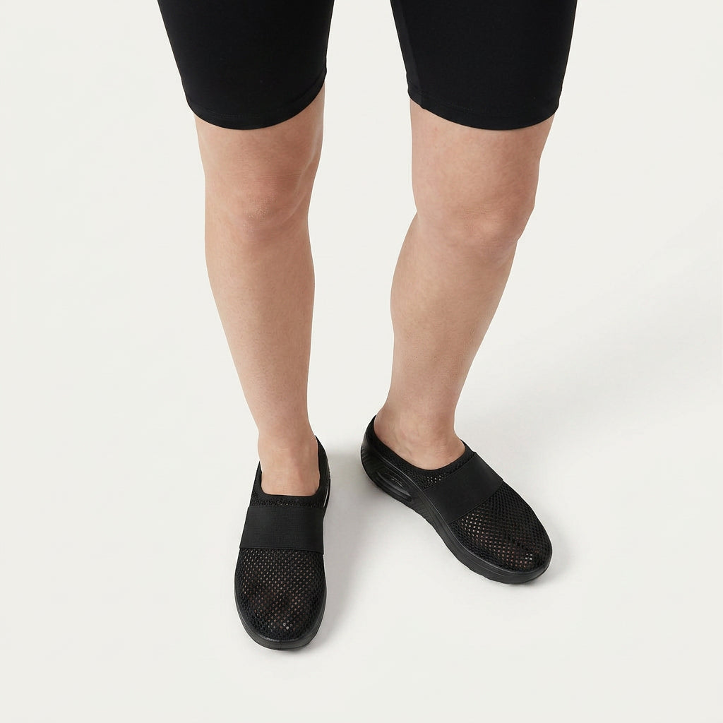 Baskets Femme À Enfiler Maille Élastique