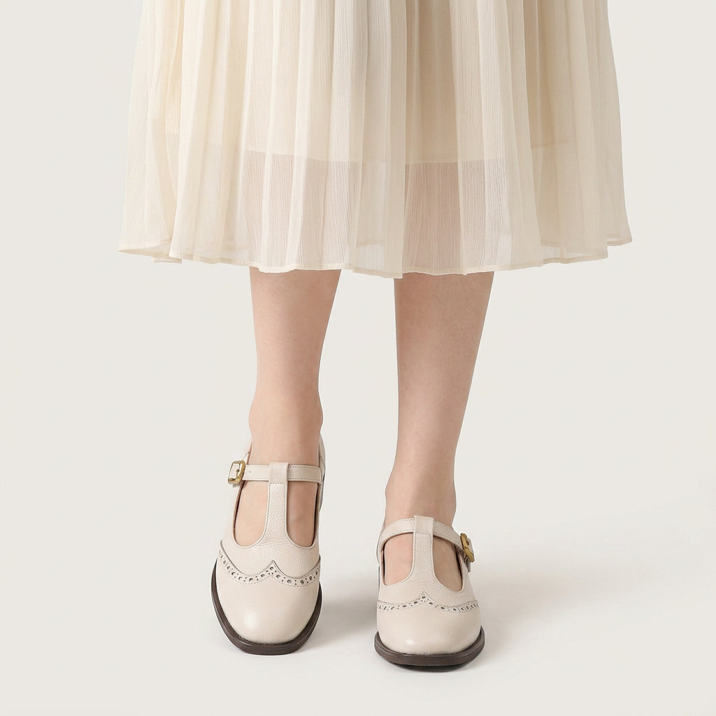 Chaussures Mary Jane Femme Bride T Brogue