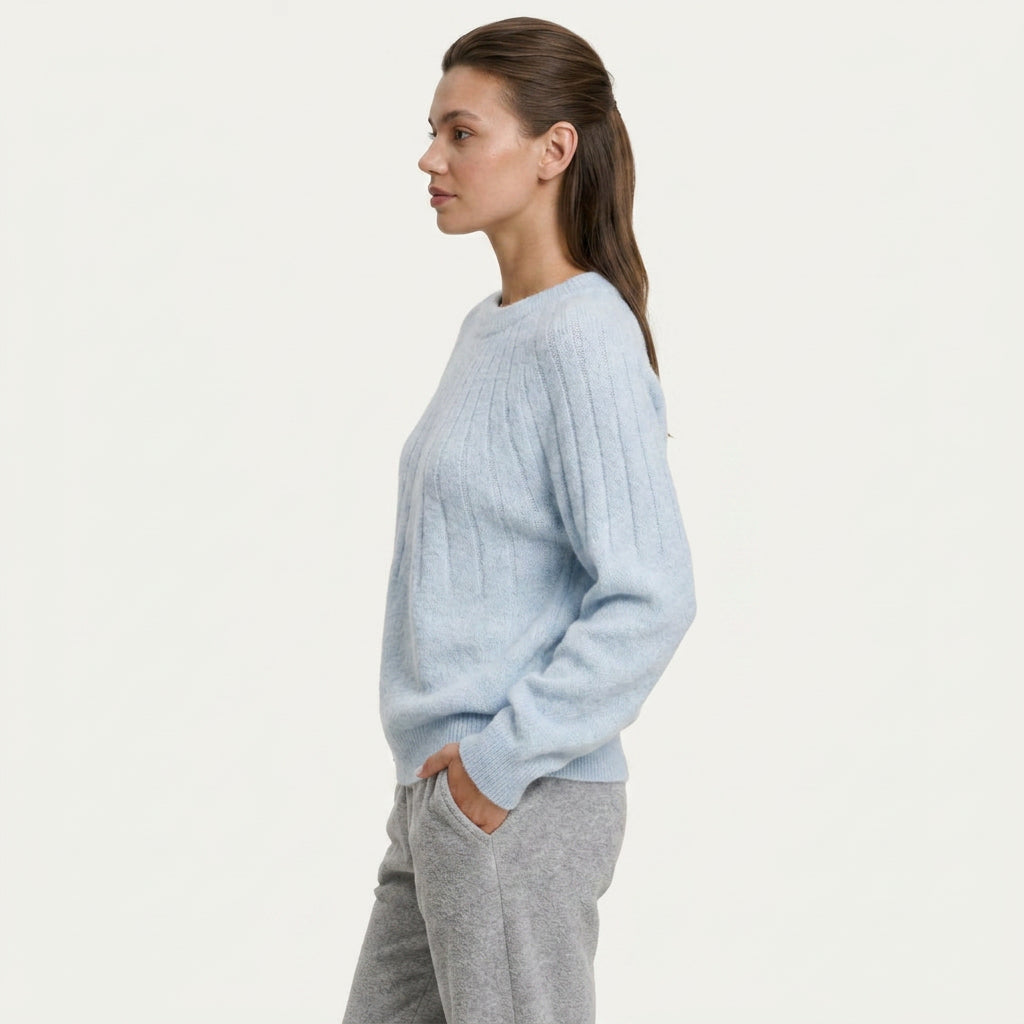 Pull Cachemire Femme Col Rond