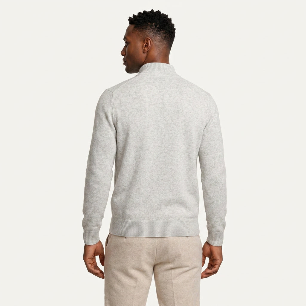 Pull Camionneur Homme Col Zippé
