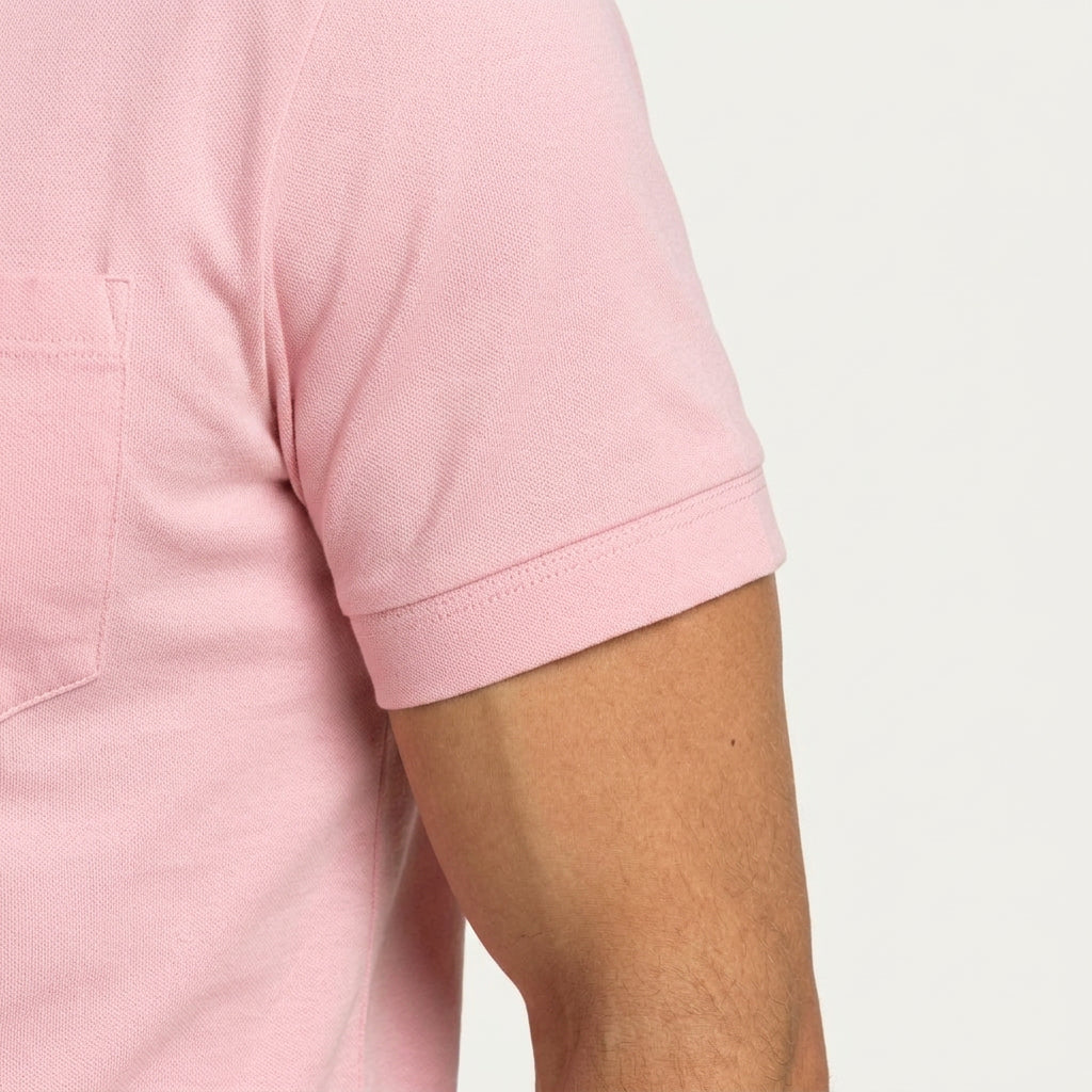 Chemise Homme Manches Courtes Col Cranté Poche Poitrine