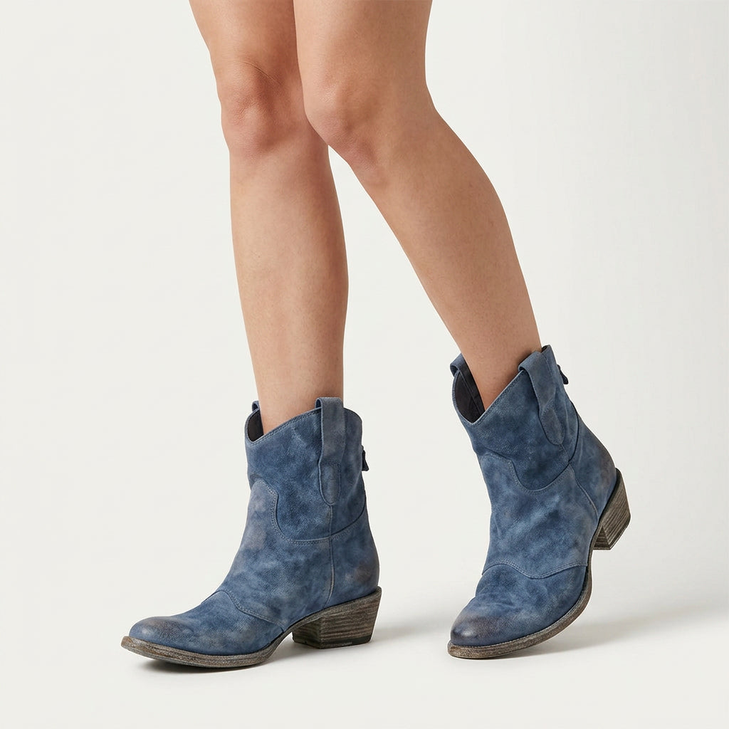 Bottines Western Femme à Bout Pointu