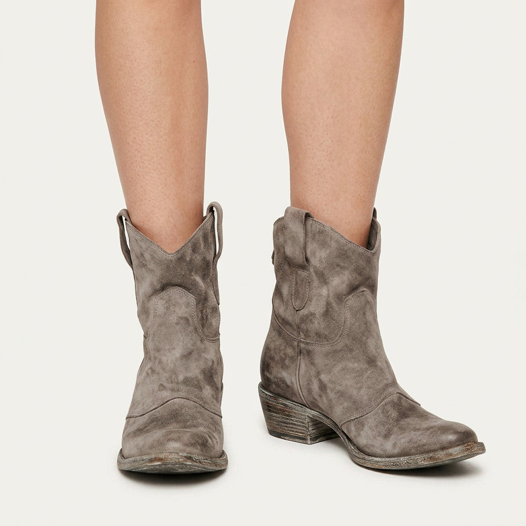 Bottines Western Femme à Bout Pointu