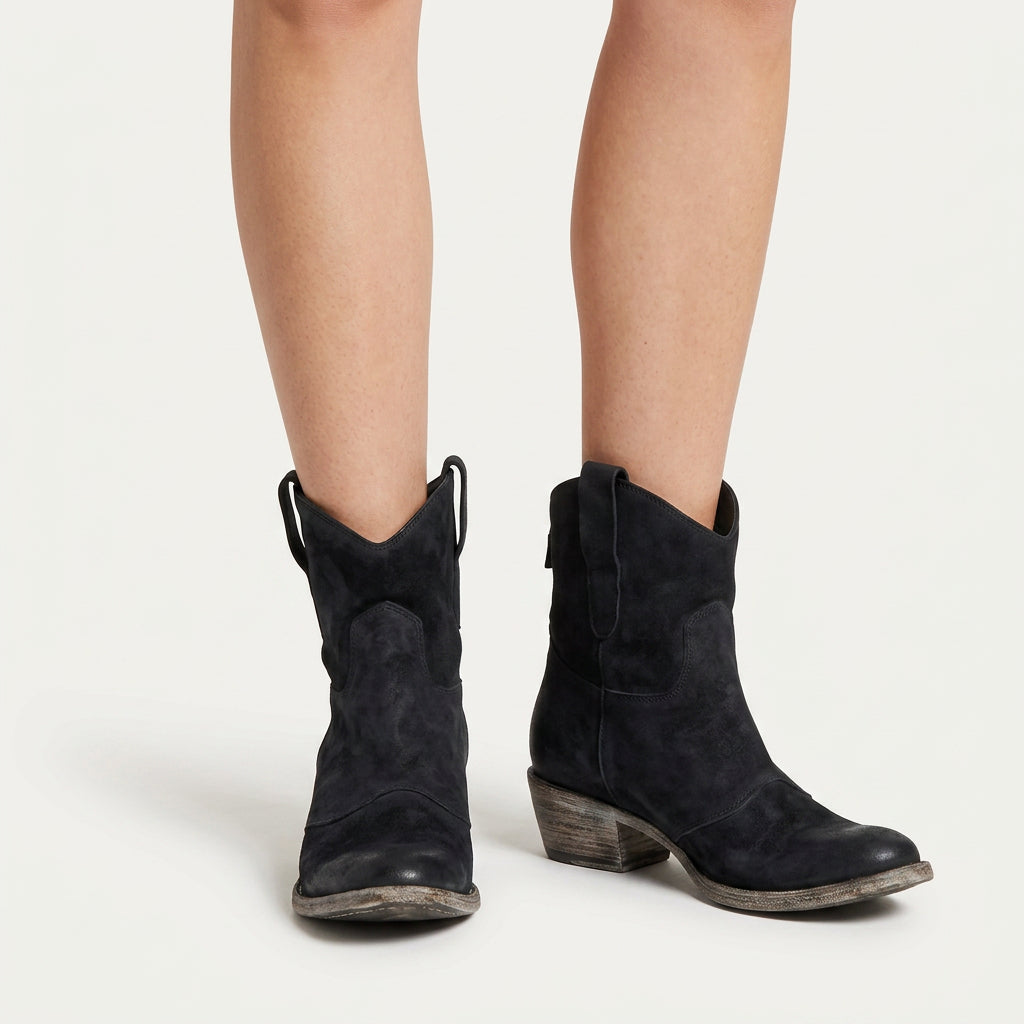 Bottines Western Femme à Bout Pointu