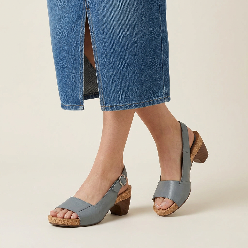Sandales Femme Talon Plateforme Bride Arrière
