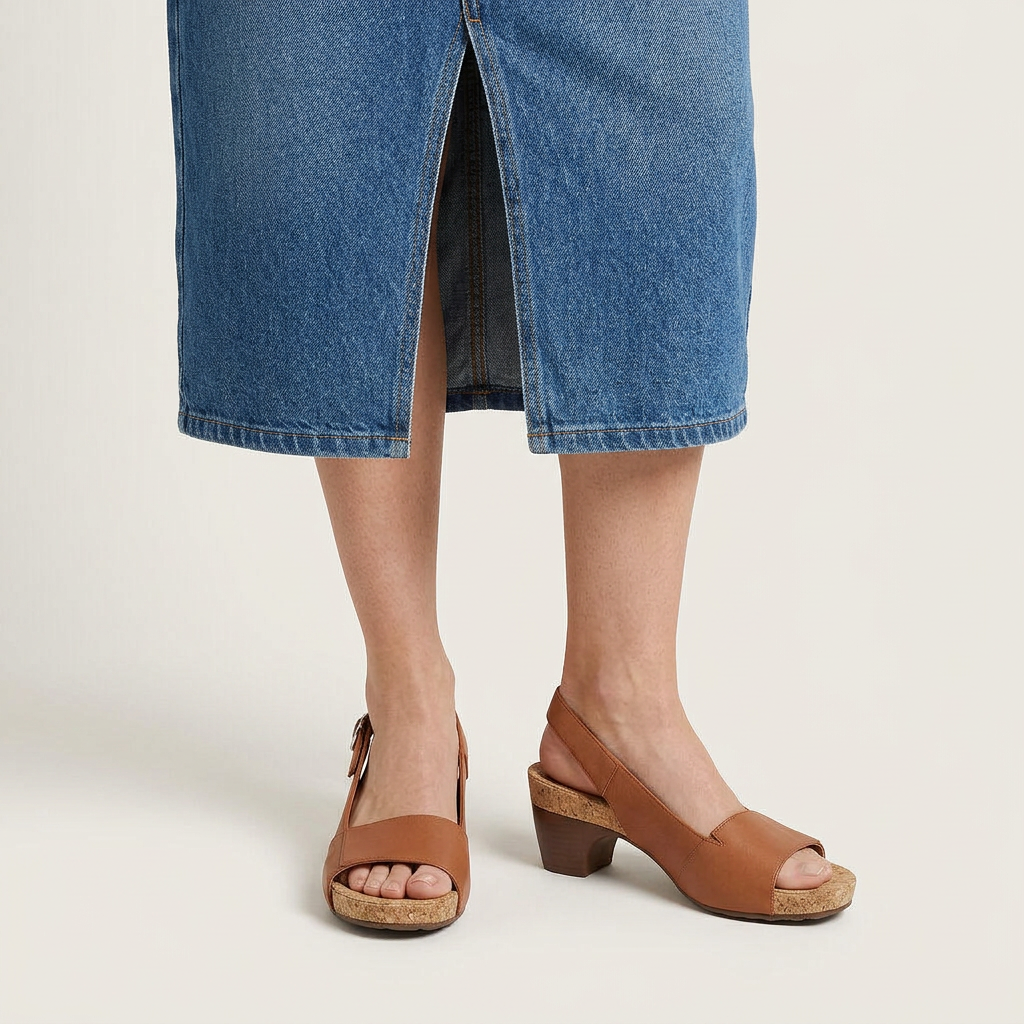 Sandales Femme Talon Plateforme Bride Arrière