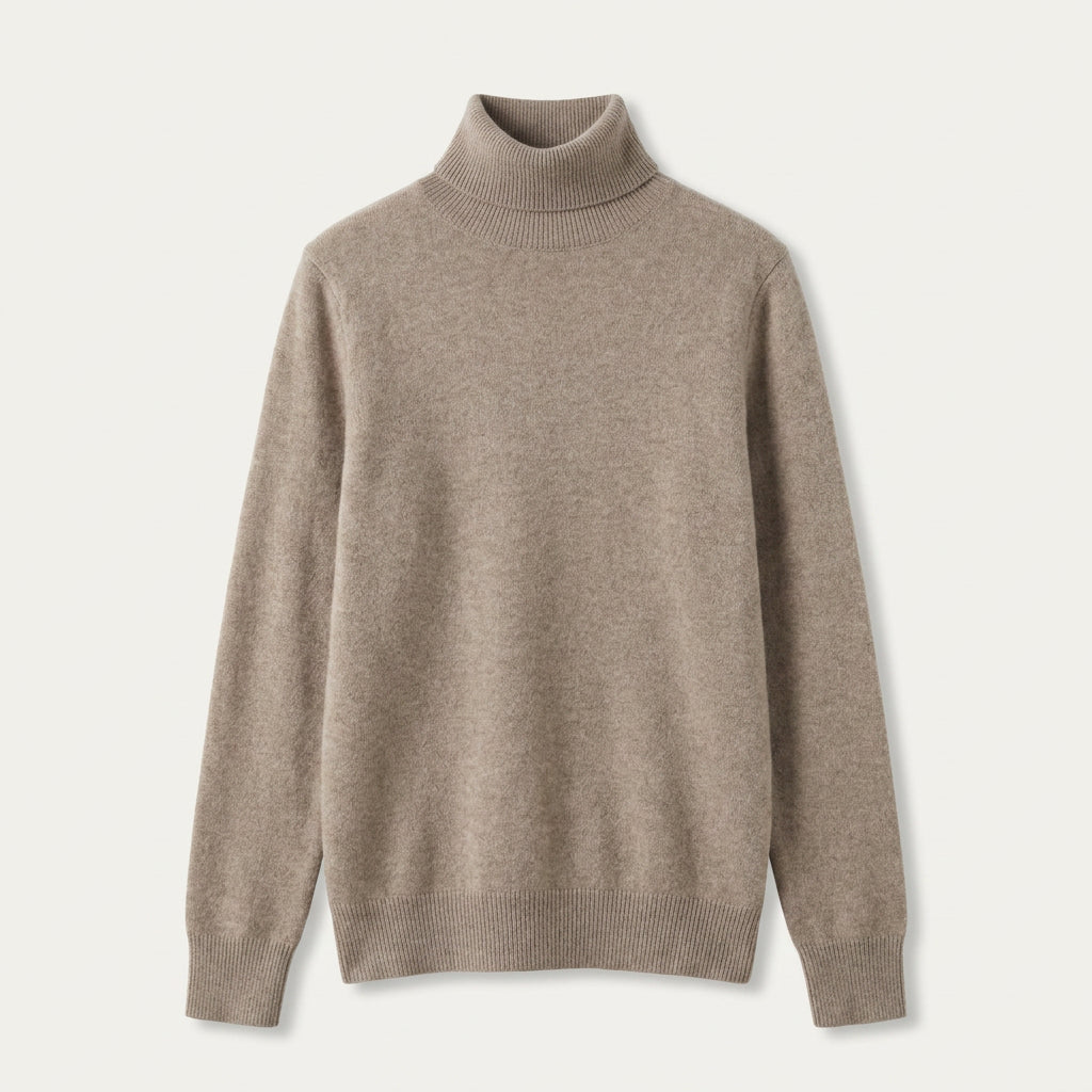 Pull Femme en Laine Col Roulé