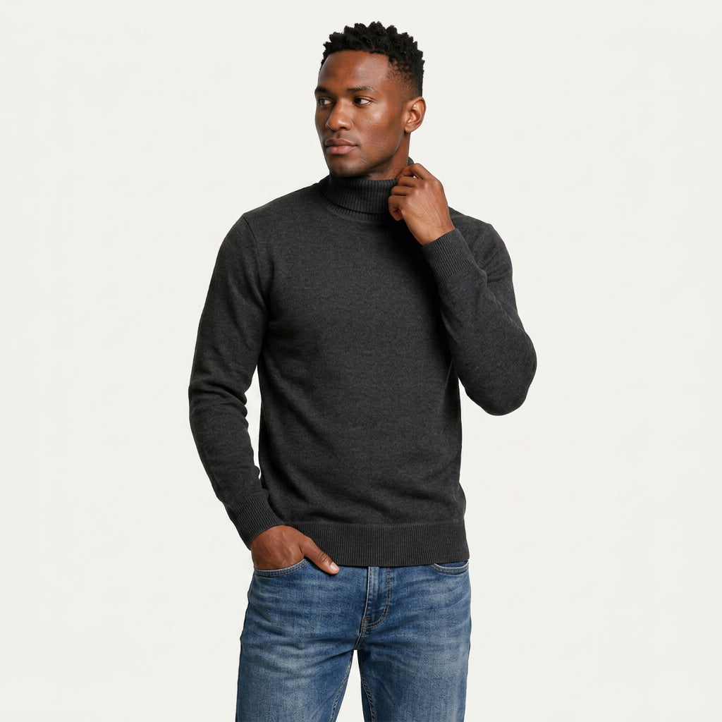 Pull Col Roulé Homme