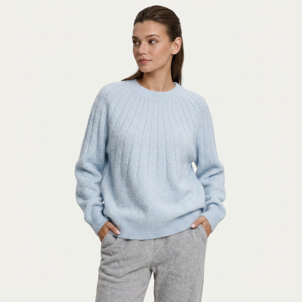 Pull Cachemire Femme Col Rond