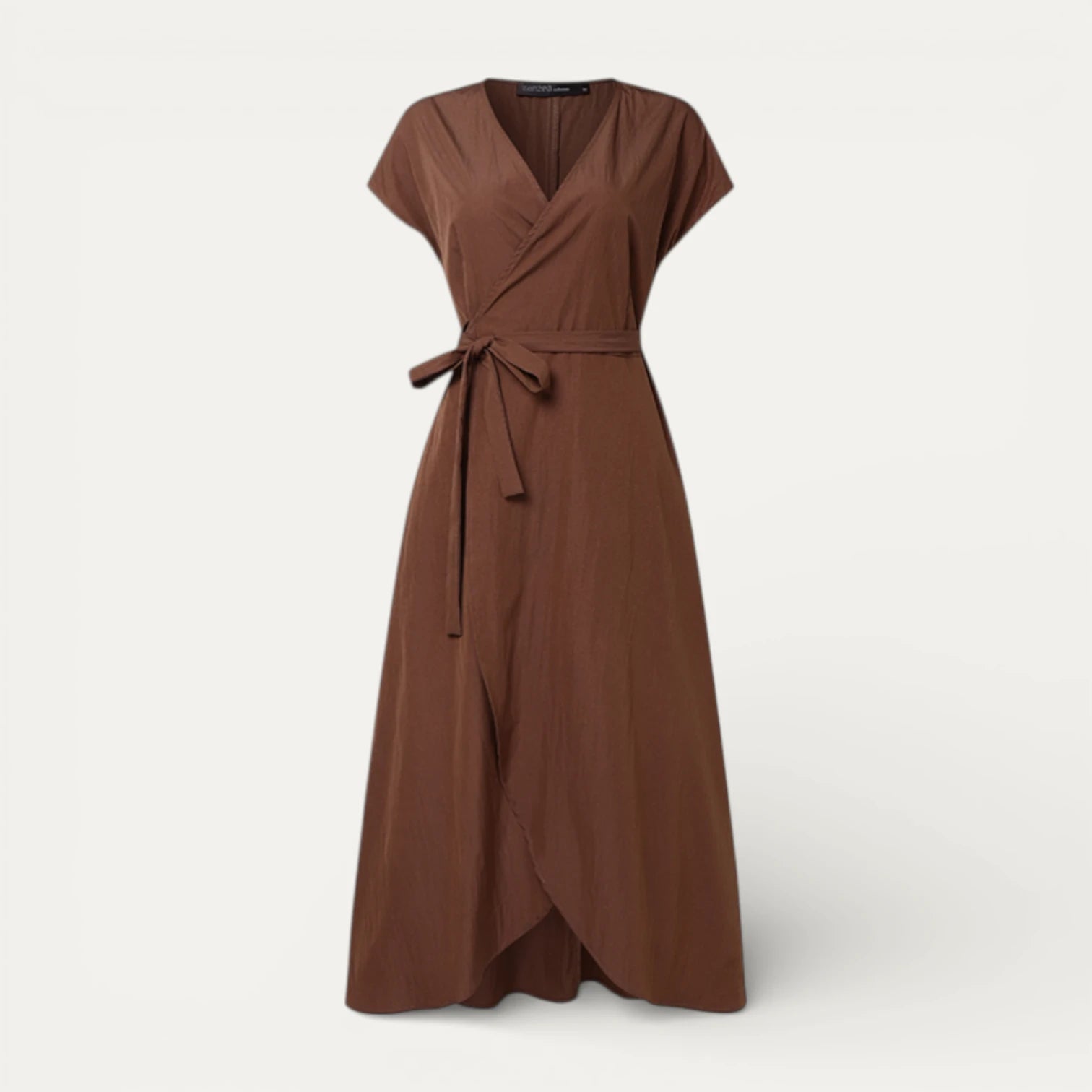 Robe Portefeuille Femme Midi Col V Manches