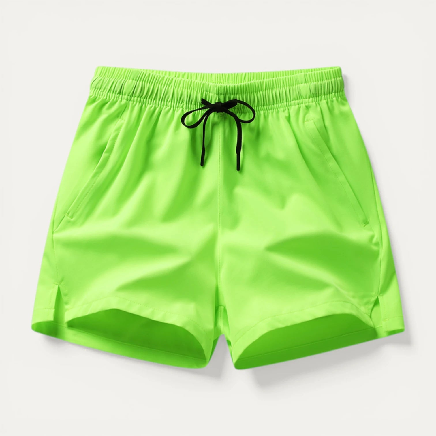 Short Homme Taille Élastique Cordon Coupe Décontractée