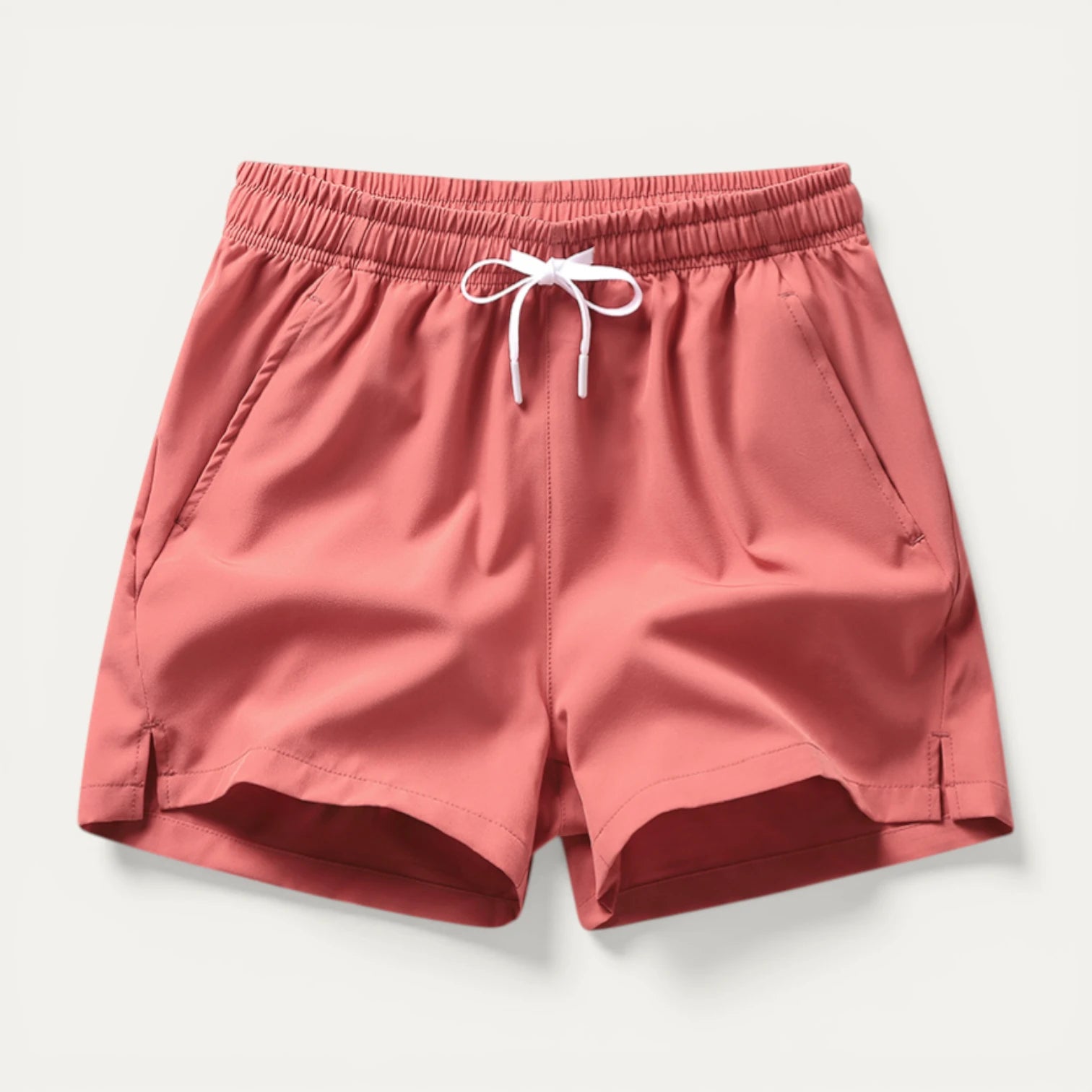 Short Homme Taille Élastique Cordon Coupe Décontractée