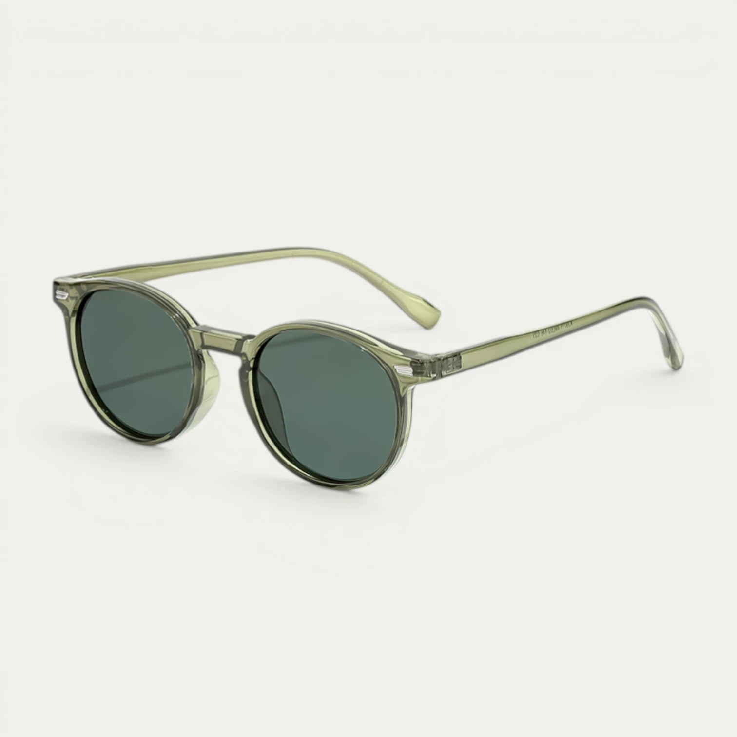 Lunettes Soleil Homme Rondes Verres Teintés Monture
