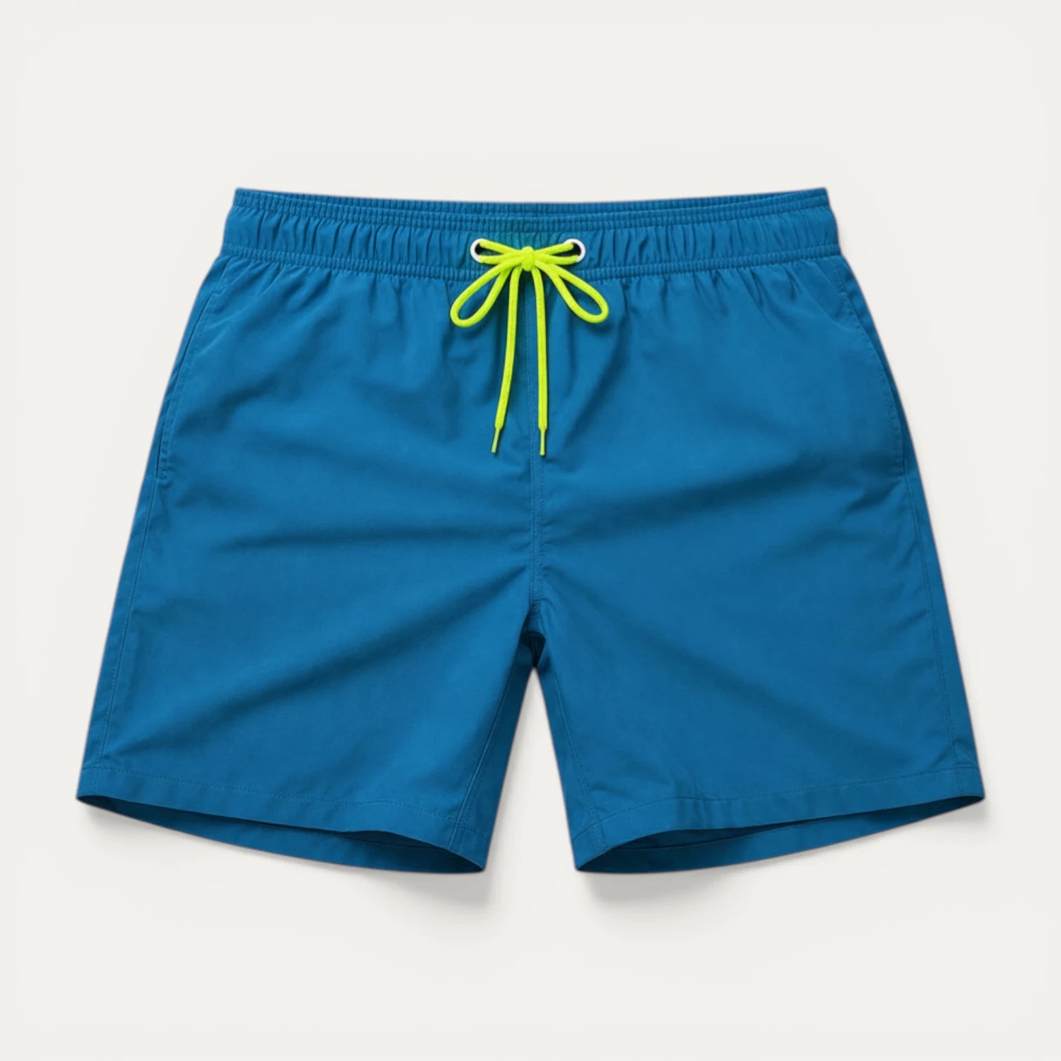 Short Bain Homme Taille Élastique Cordon Coupe