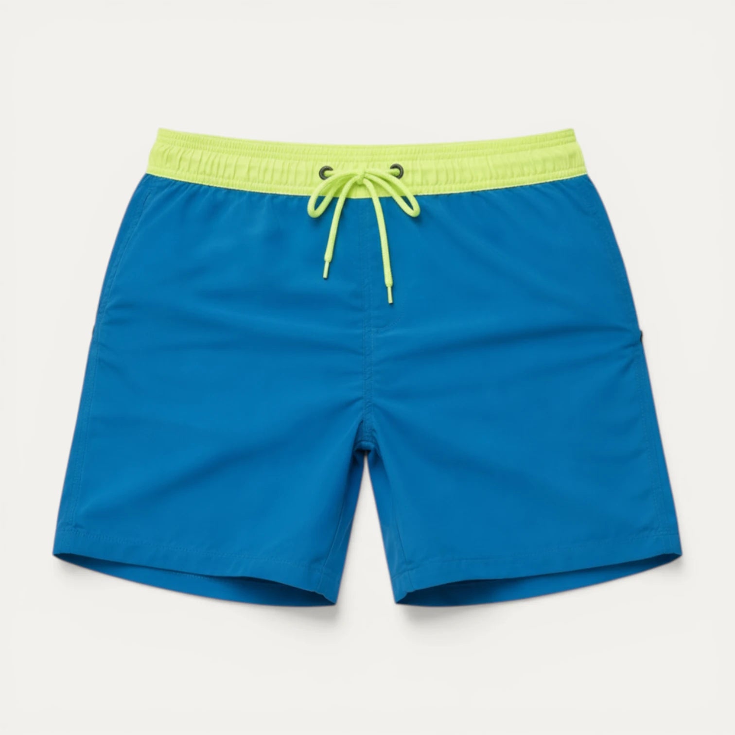 Short Bain Homme Taille Élastique Cordon Coupe