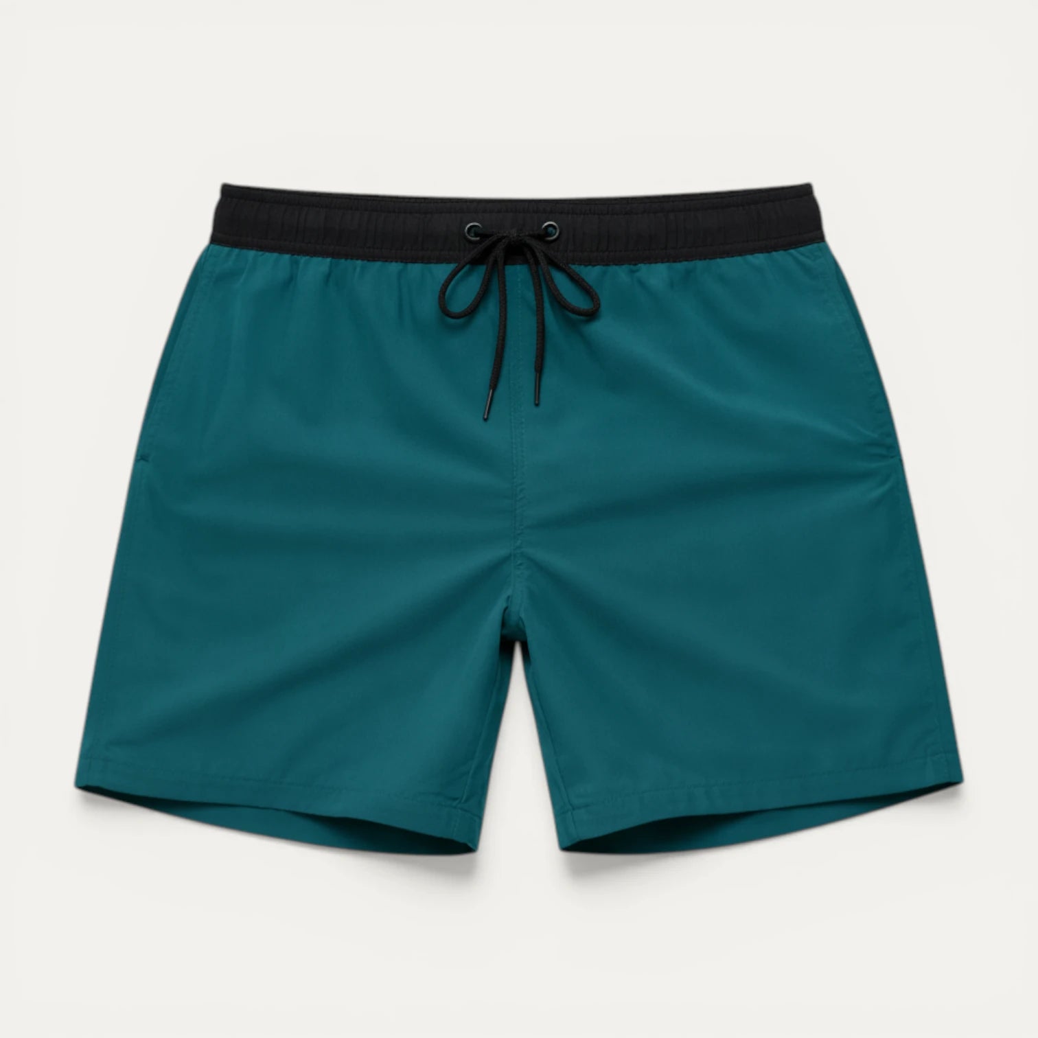 Short Bain Homme Taille Élastique Cordon Coupe