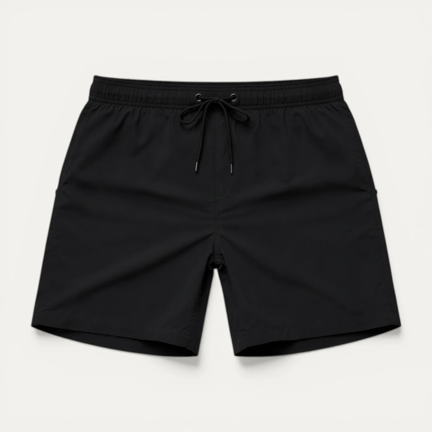 Short Bain Homme Taille Élastique Cordon Coupe