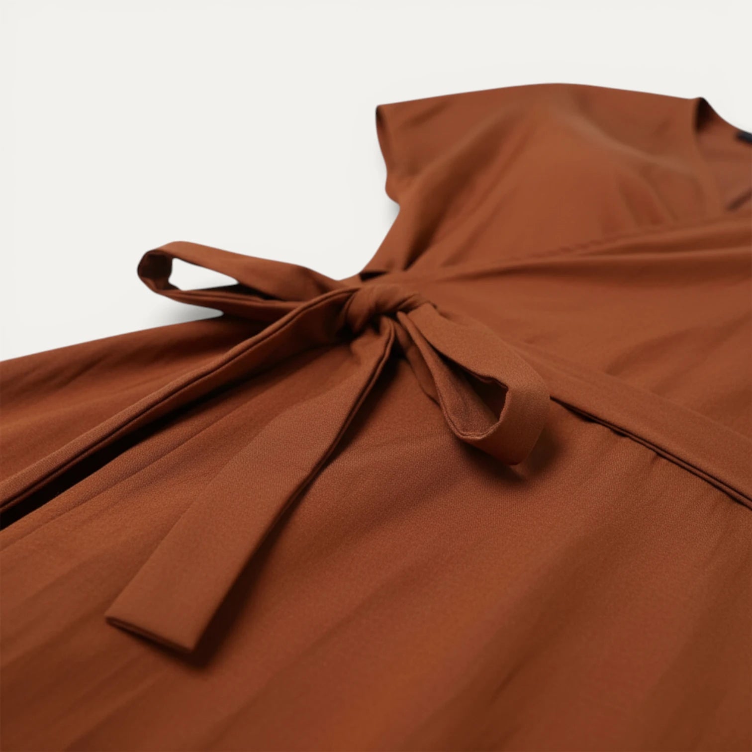 Robe Portefeuille Femme Midi Col V Manches
