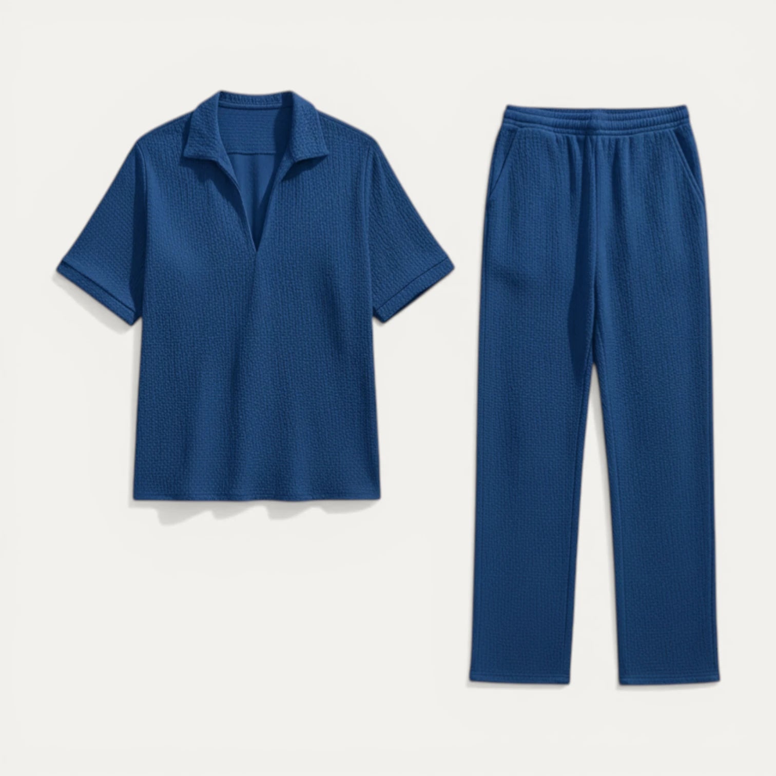 Ensemble Homme Chemise Col Ouvert Manches Courtes