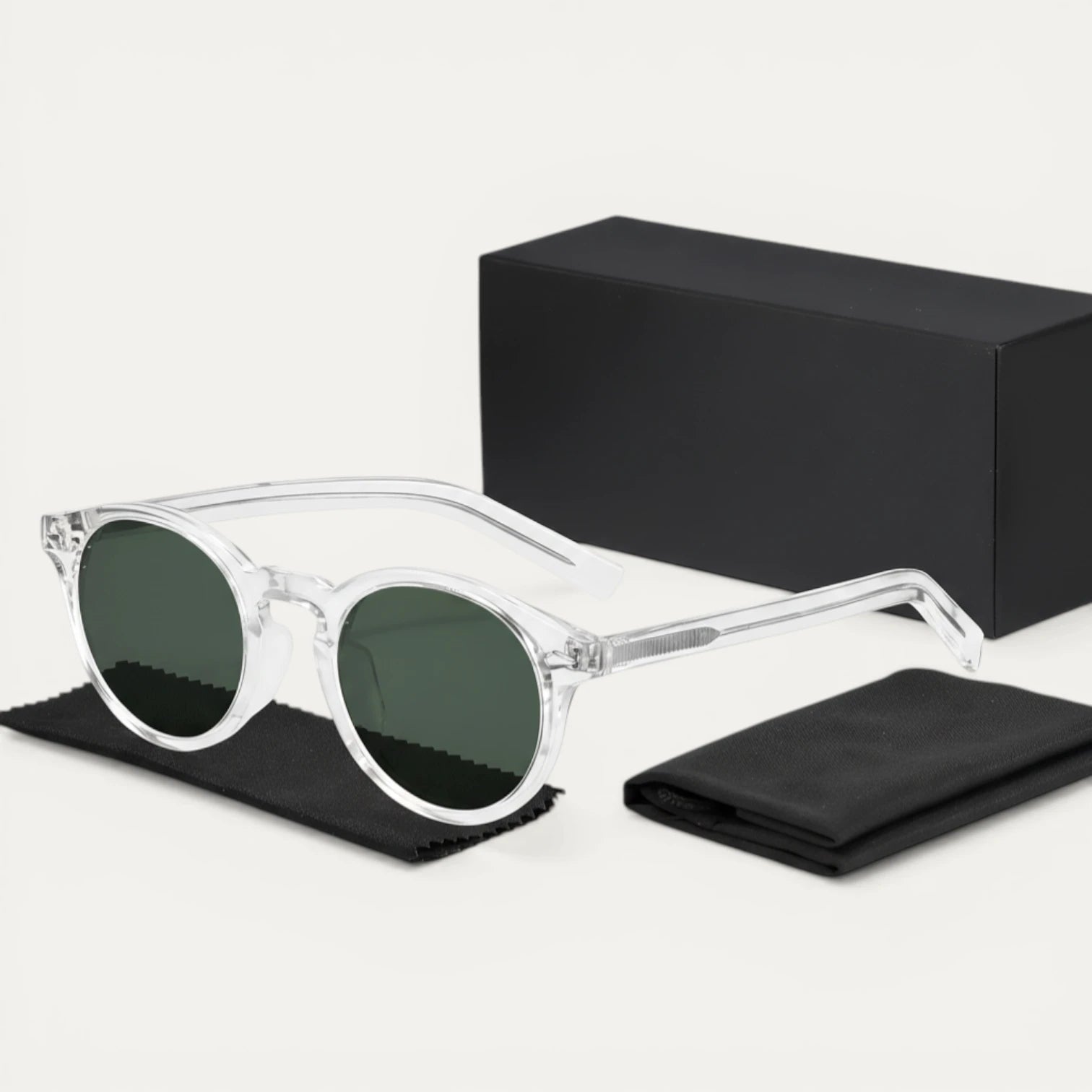 Lunettes Soleil Homme Rondes Verres Teintés Monture