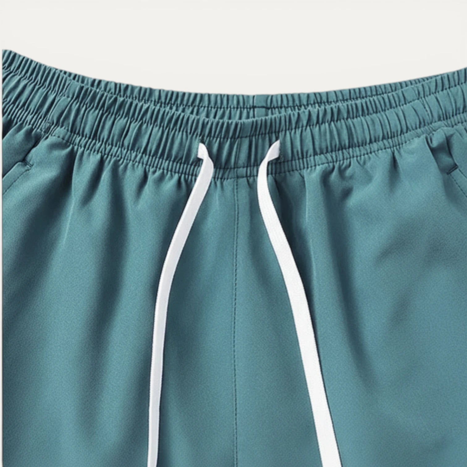 Short Homme Taille Élastique Cordon Coupe Décontractée