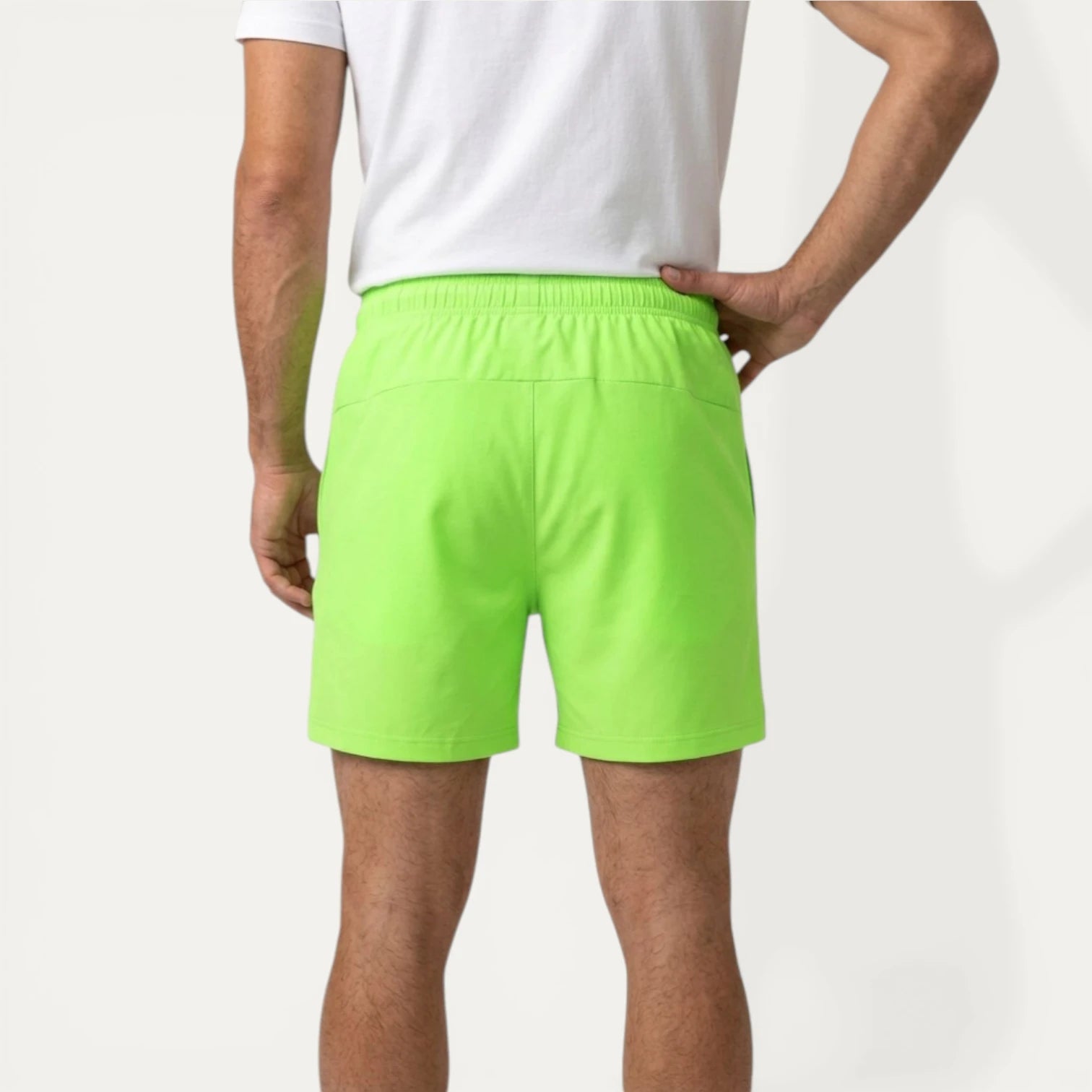 Short Homme Taille Élastique Cordon Coupe Décontractée