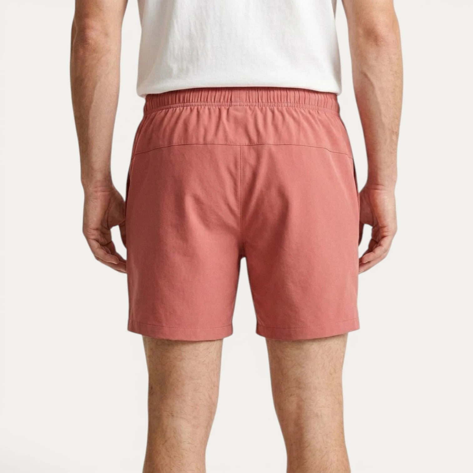 Short Homme Taille Élastique Cordon Coupe Décontractée