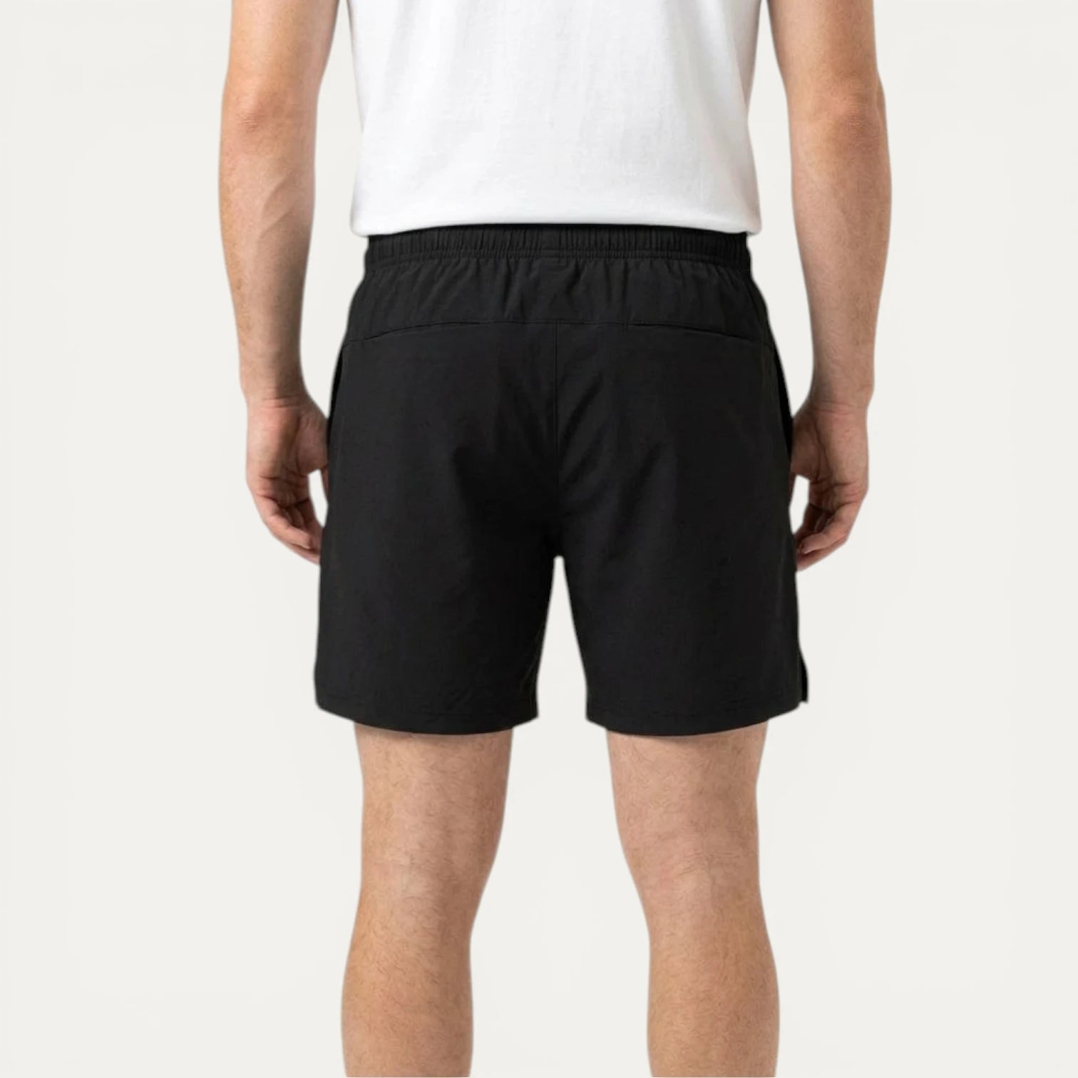 Short Homme Taille Élastique Cordon Coupe Décontractée