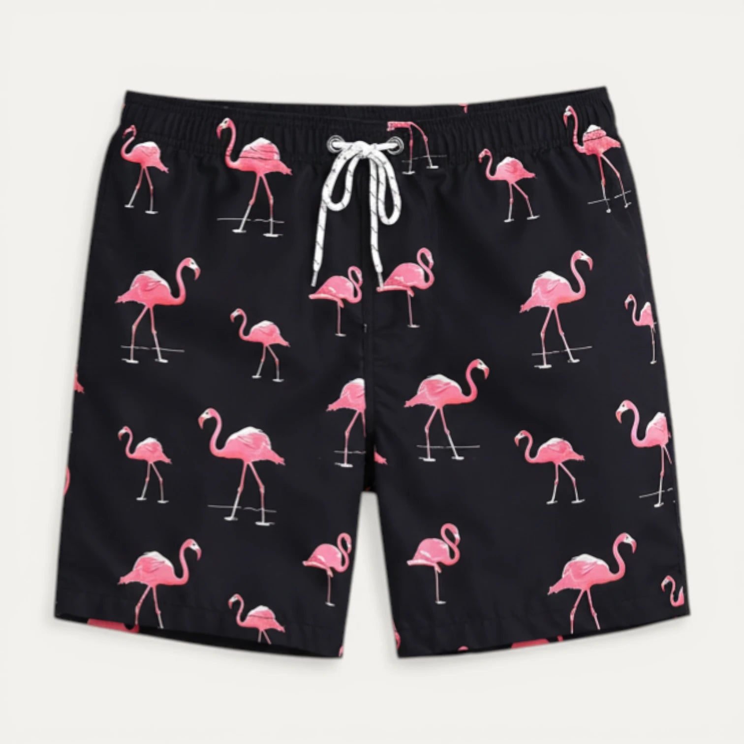 Short Bain Homme Imprimé Taille Élastique Cordon
