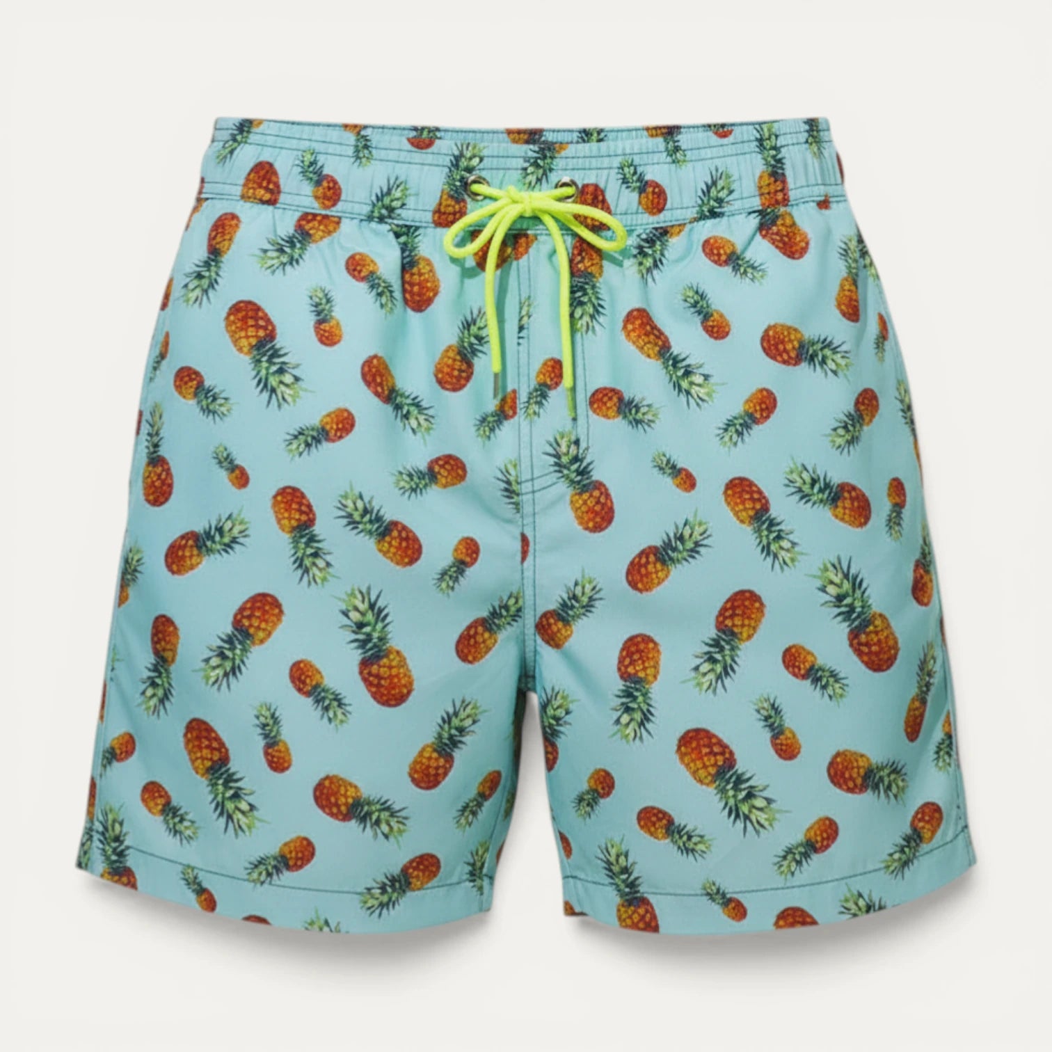 Short Bain Homme Imprimé Taille Élastique Cordon