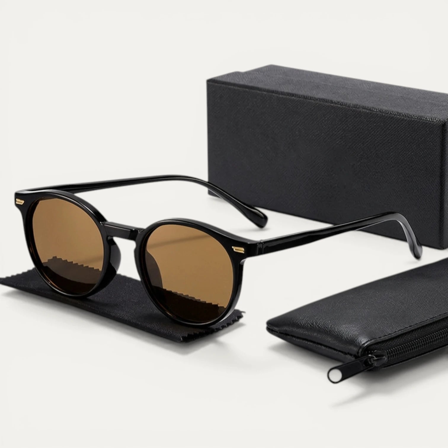 Lunettes Soleil Homme Rondes Verres Teintés Monture
