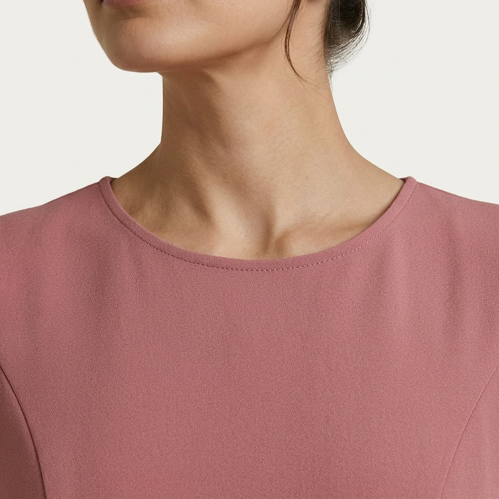 Robe Midi Sans Manches Femme Ceinture Nouée