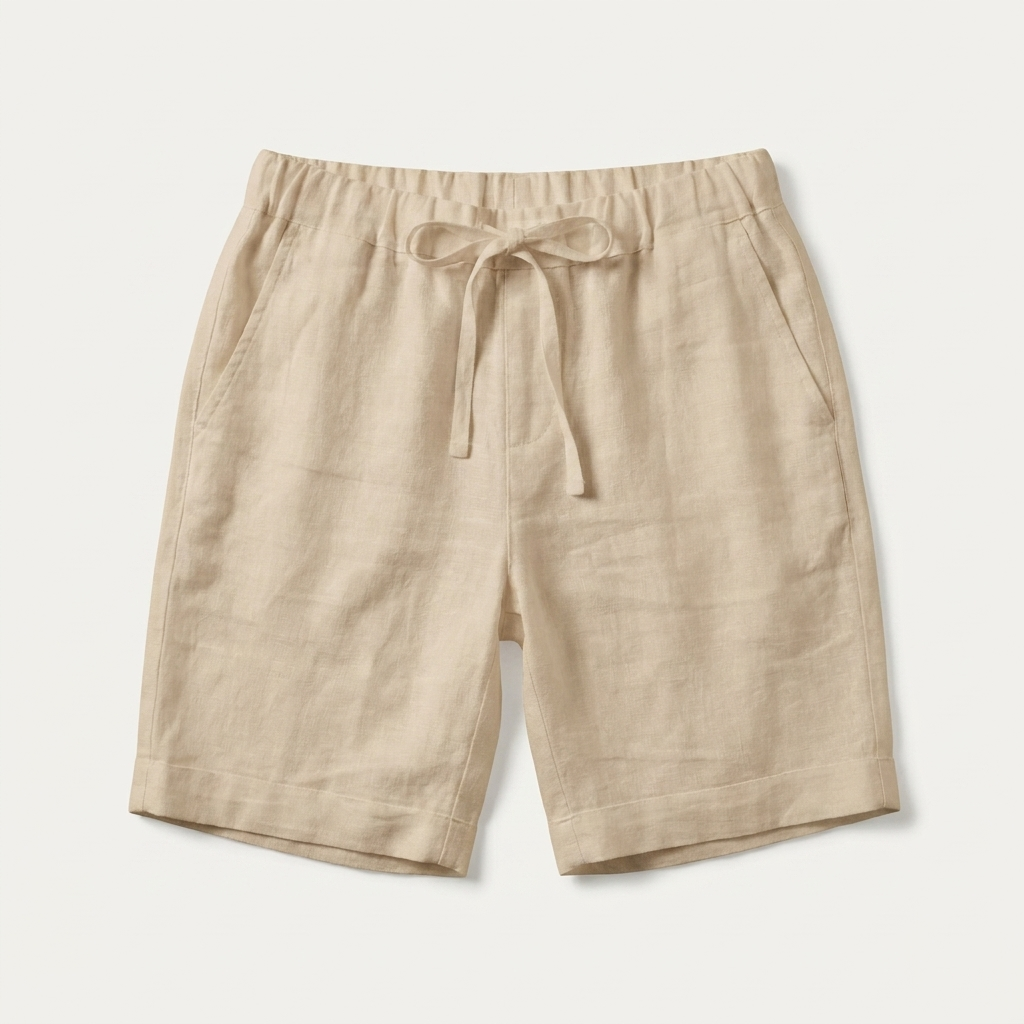 Short Homme Cordon De Serrage Poches Latérales
