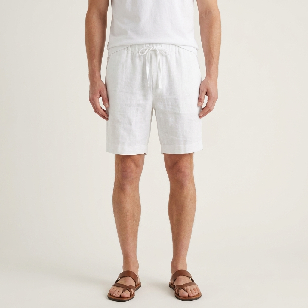 Short Homme Cordon De Serrage Poches Latérales