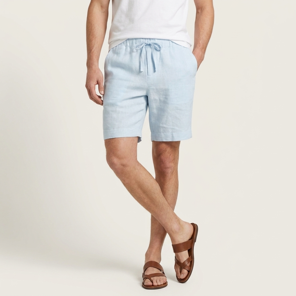 Short Homme Cordon De Serrage Poches Latérales