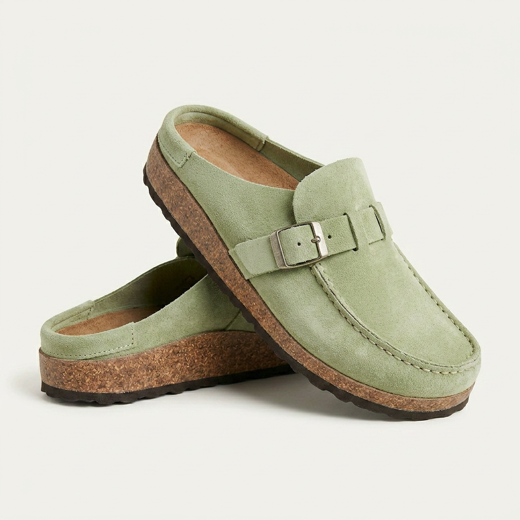 Mocassins Sabots Homme Boucle Semelle Texturée
